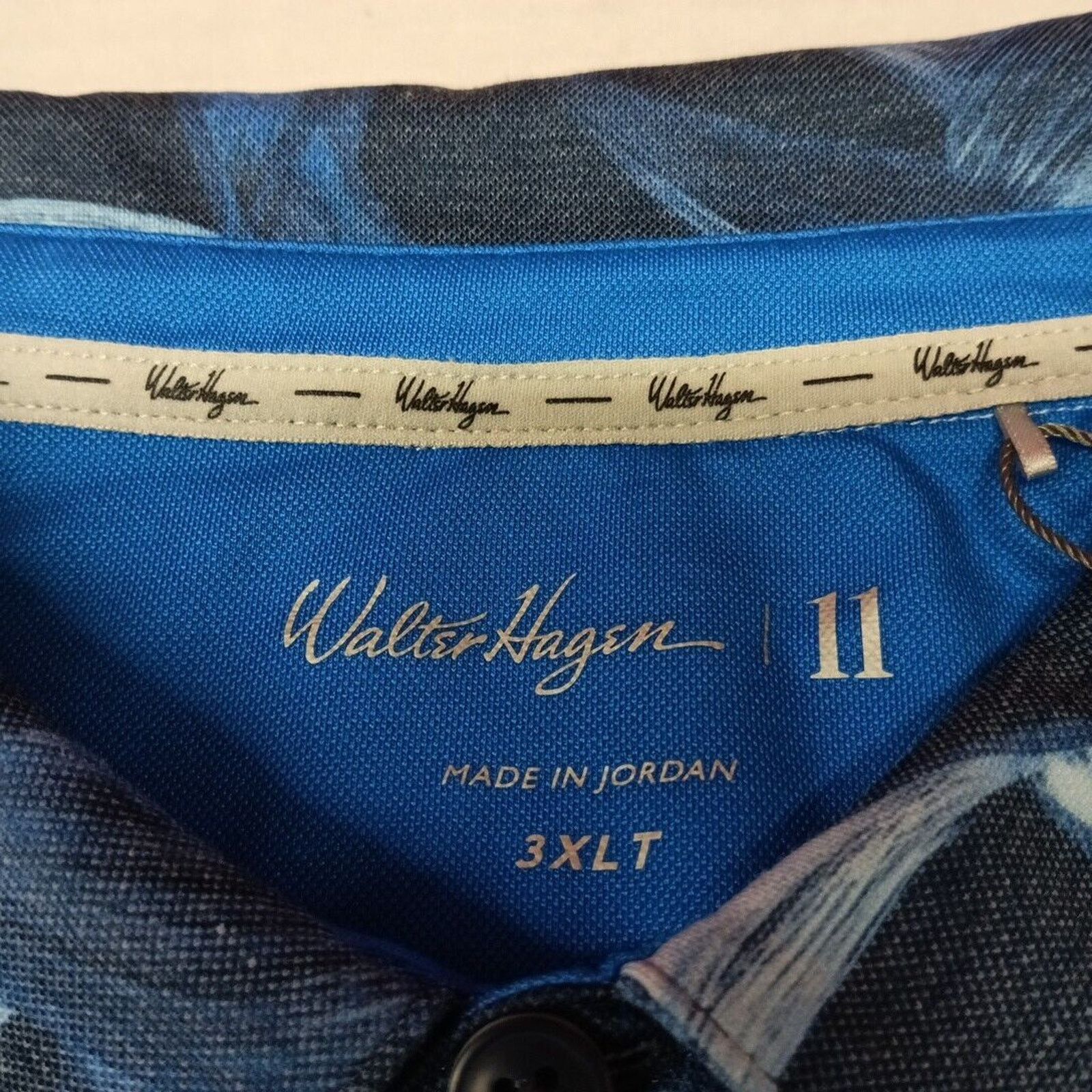 Other Walter Hagen Airbrush Print Golf Polo Shirt Men's 3XLT Blue Size US XXL / EU 58 / 5 - 3 Thumbnail