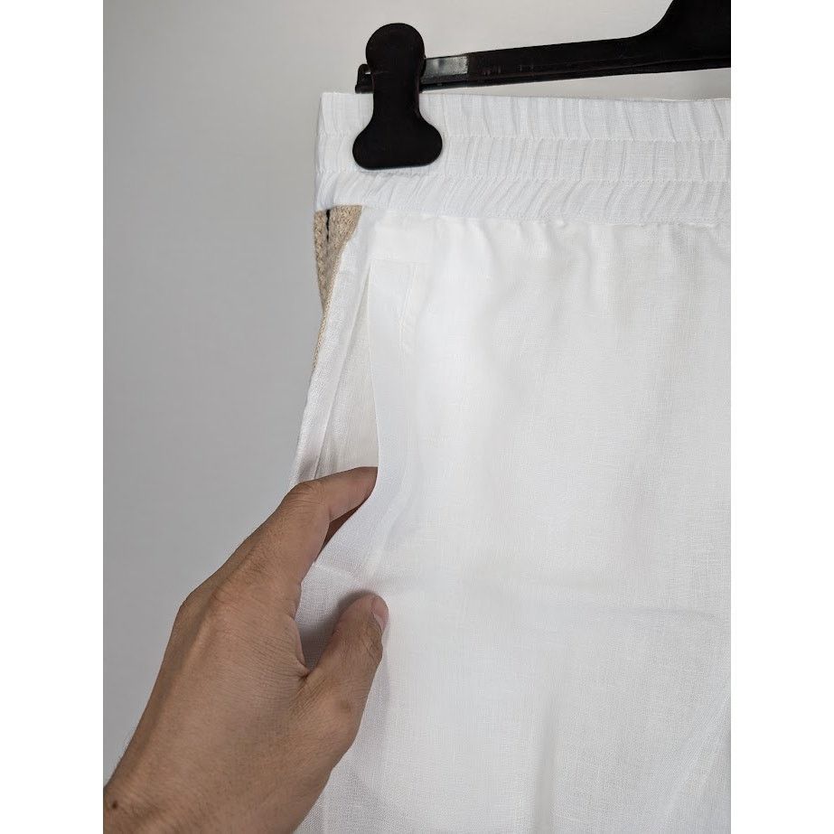 Palm Angels o1rshd1 PA Monogram Track Short in Off White/Black Size US 32 / EU 48 - 5 Thumbnail