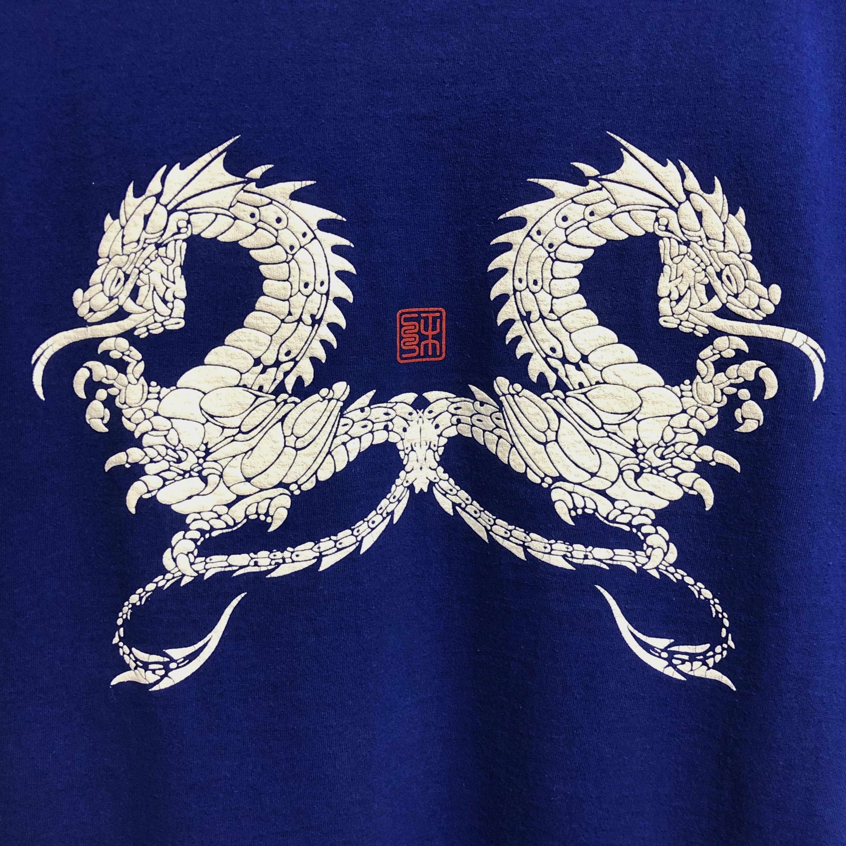 Stussy Vintage Stussy Outdoor Dragon Puff Print Tee Size US M / EU 48-50 / 2 - 9 Thumbnail
