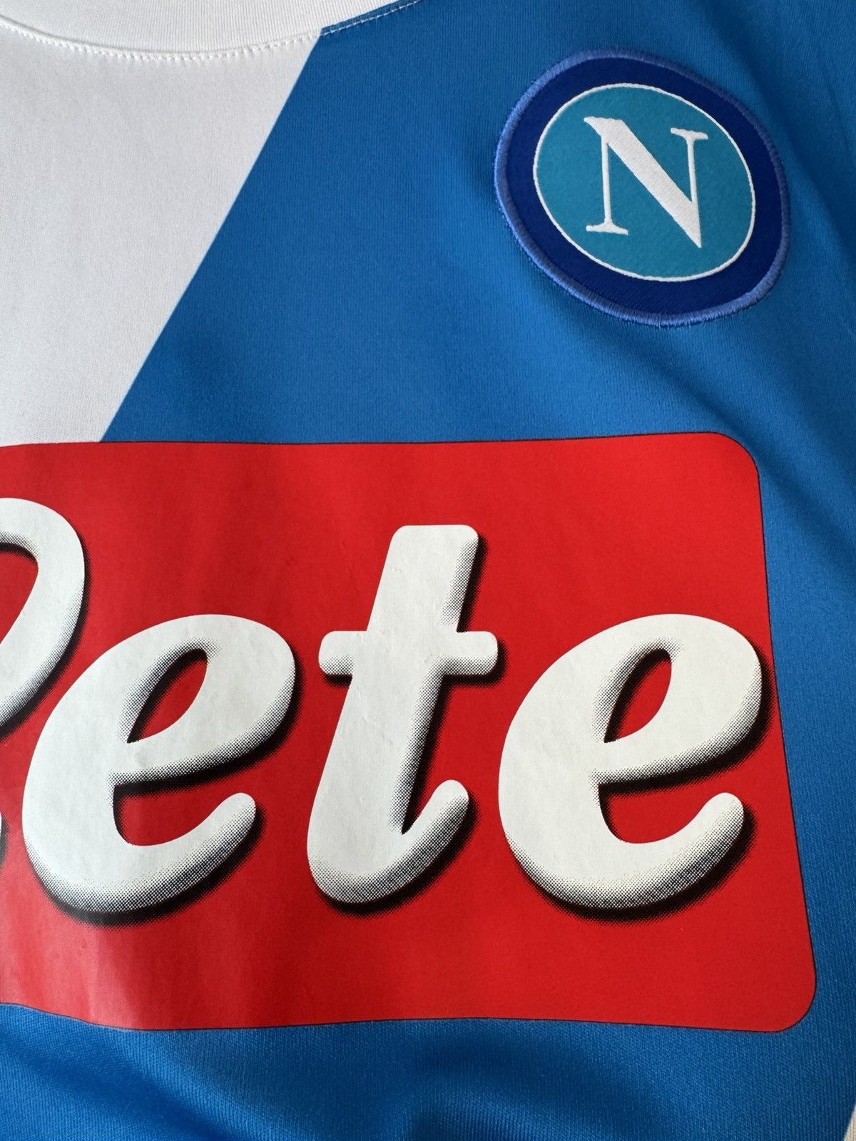 Kappa Napoli 2016-2017 Away Soccer Jersey Football Shirt Kit Size US L / EU 52-54 / 3 - 10 Thumbnail