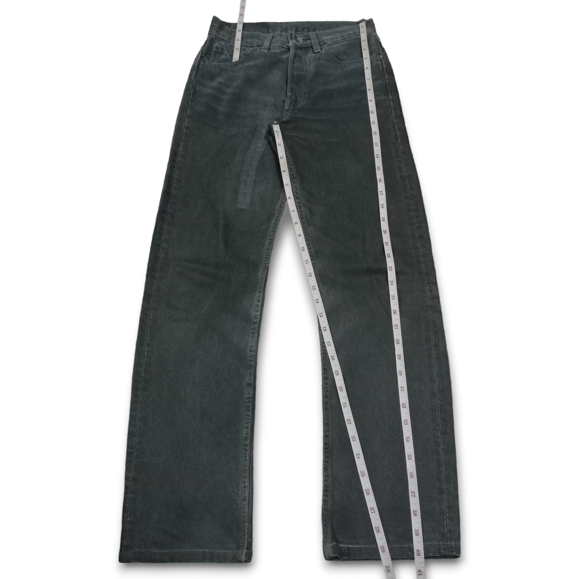 Levi's × Levi's Vintage Clothing SALES🔥Vintage 90s Levis 501 Grey Mud Wash Distressed Jeans Size US 27 - 11 Thumbnail