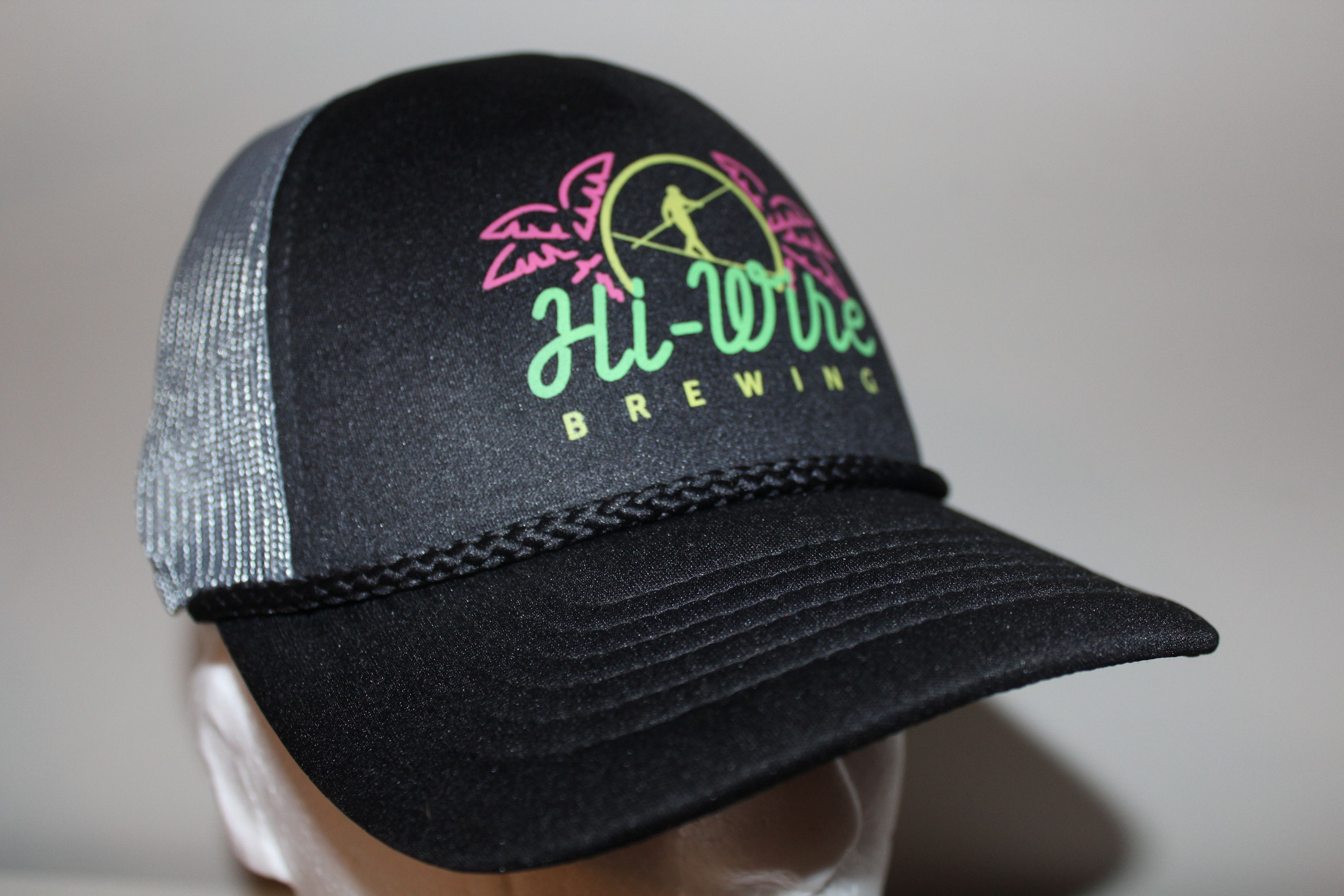 Other Hi-Wire Brewing Company Black Gray Trucker Mesh Hat Size ONE SIZE - 1 Thumbnail