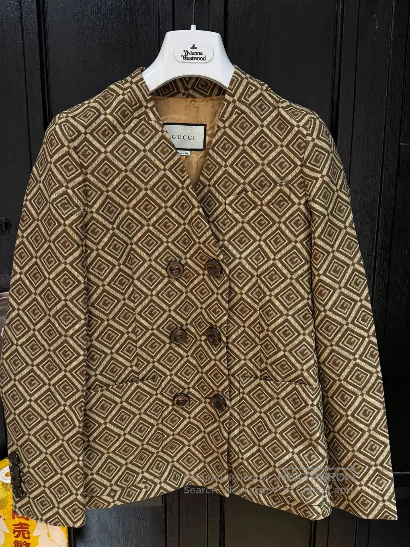 Gucci Gucci 1961 Full Print Letter Suit Jacket. Size US M / EU 48-50 / 2 - 1 Thumbnail