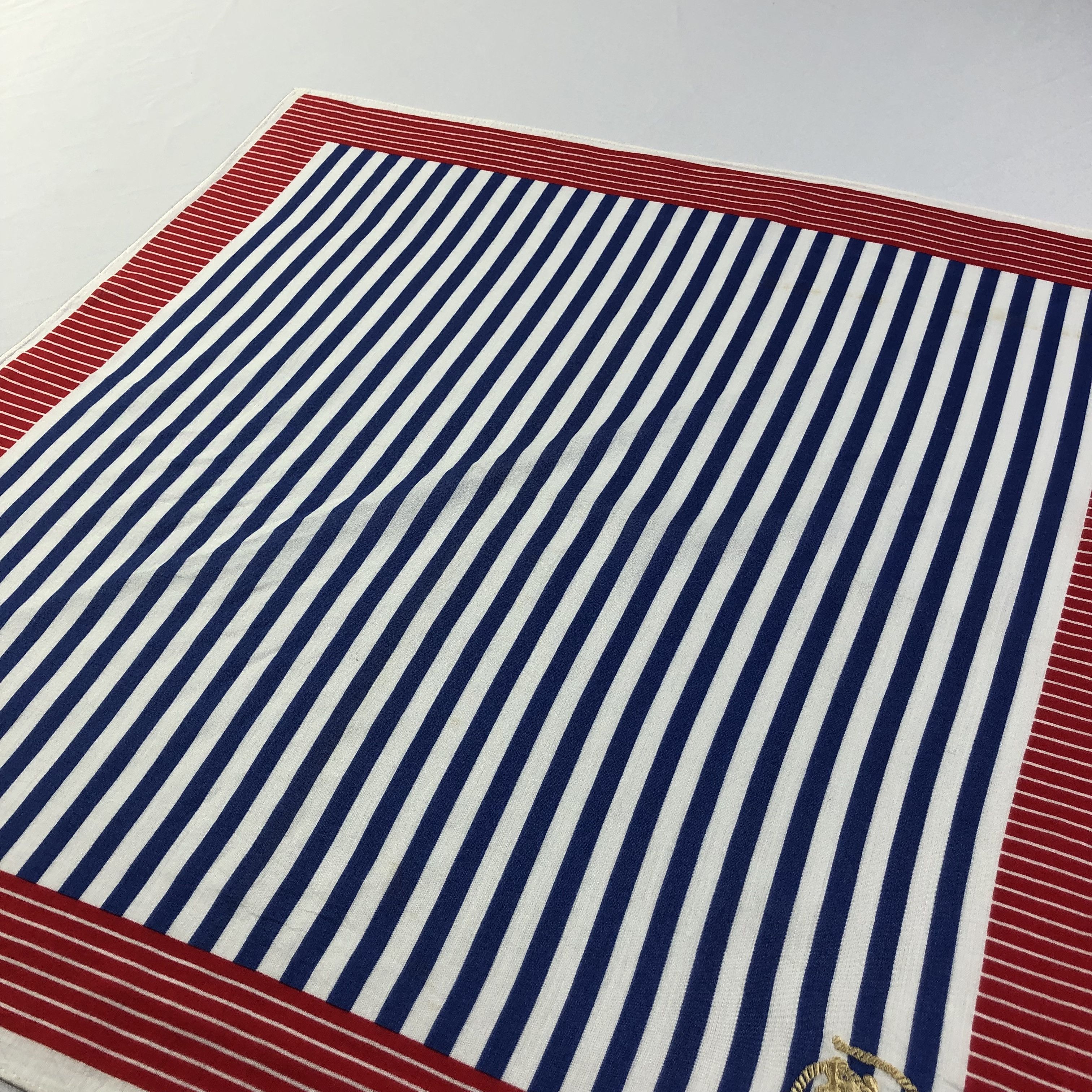 Yves Saint Laurent YSL Sailor Handkerchief Neckerchief Bandana H1987 Size ONE SIZE - 3 Thumbnail