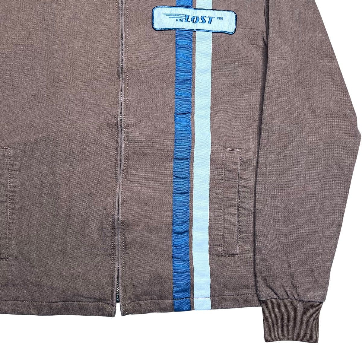 Lost Enterprises Lost Enterprises Zip Up Goodtime Canvas Brown Jacket Sz M Size US M / EU 48-50 / 2 - 20 Thumbnail