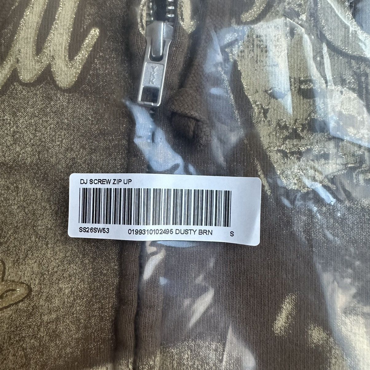 Supreme Supreme DJ Screw Zip Up Hooded Sweatshirt Dusty Brown Small Size US S / EU 44-46 / 1 - 2 Thumbnail