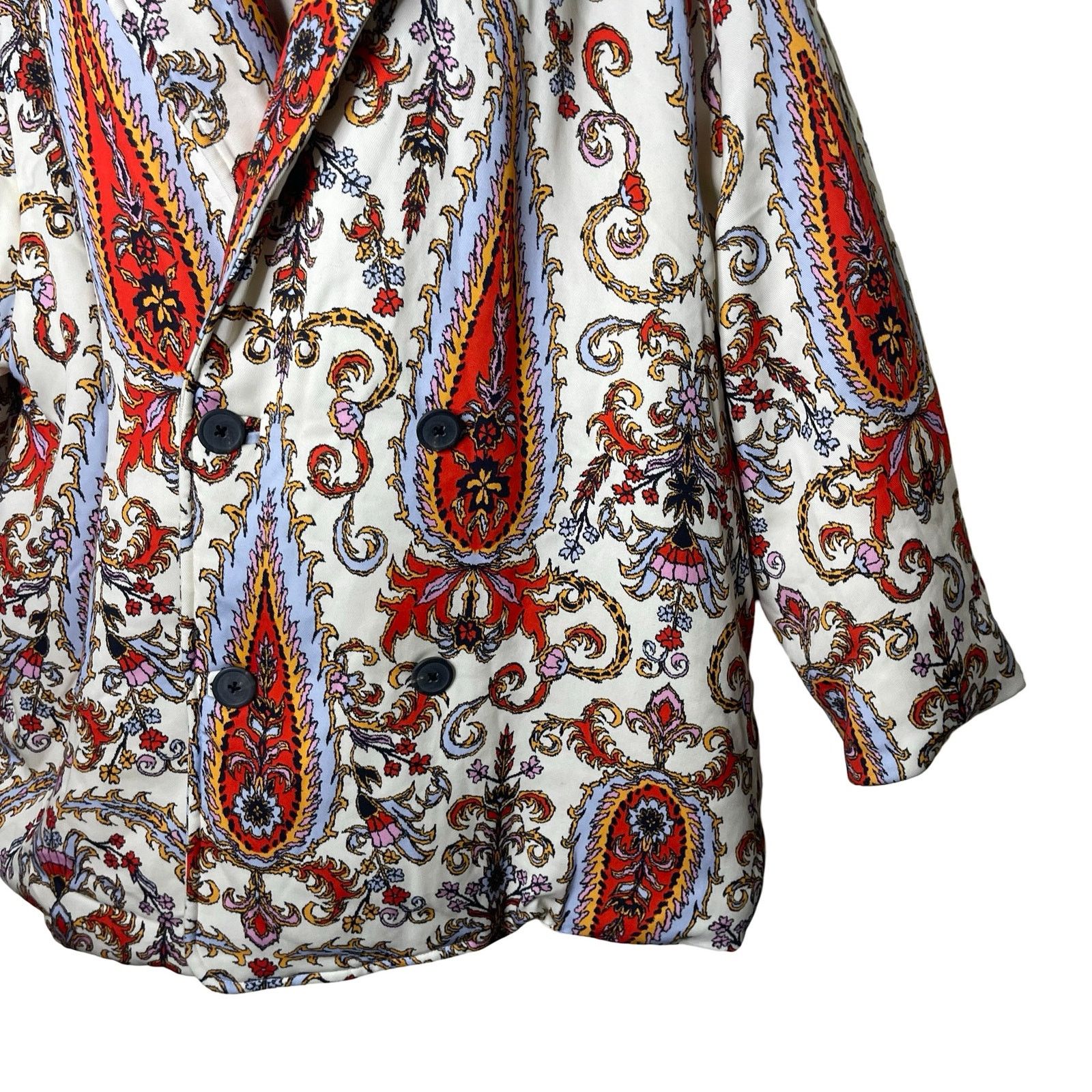 Mara Hoffman NWT MARA HOFFMAN Levine Paisley Quilted Coat sz 2X Size XXL / US 16-18 / IT 52-54 - 8 Thumbnail