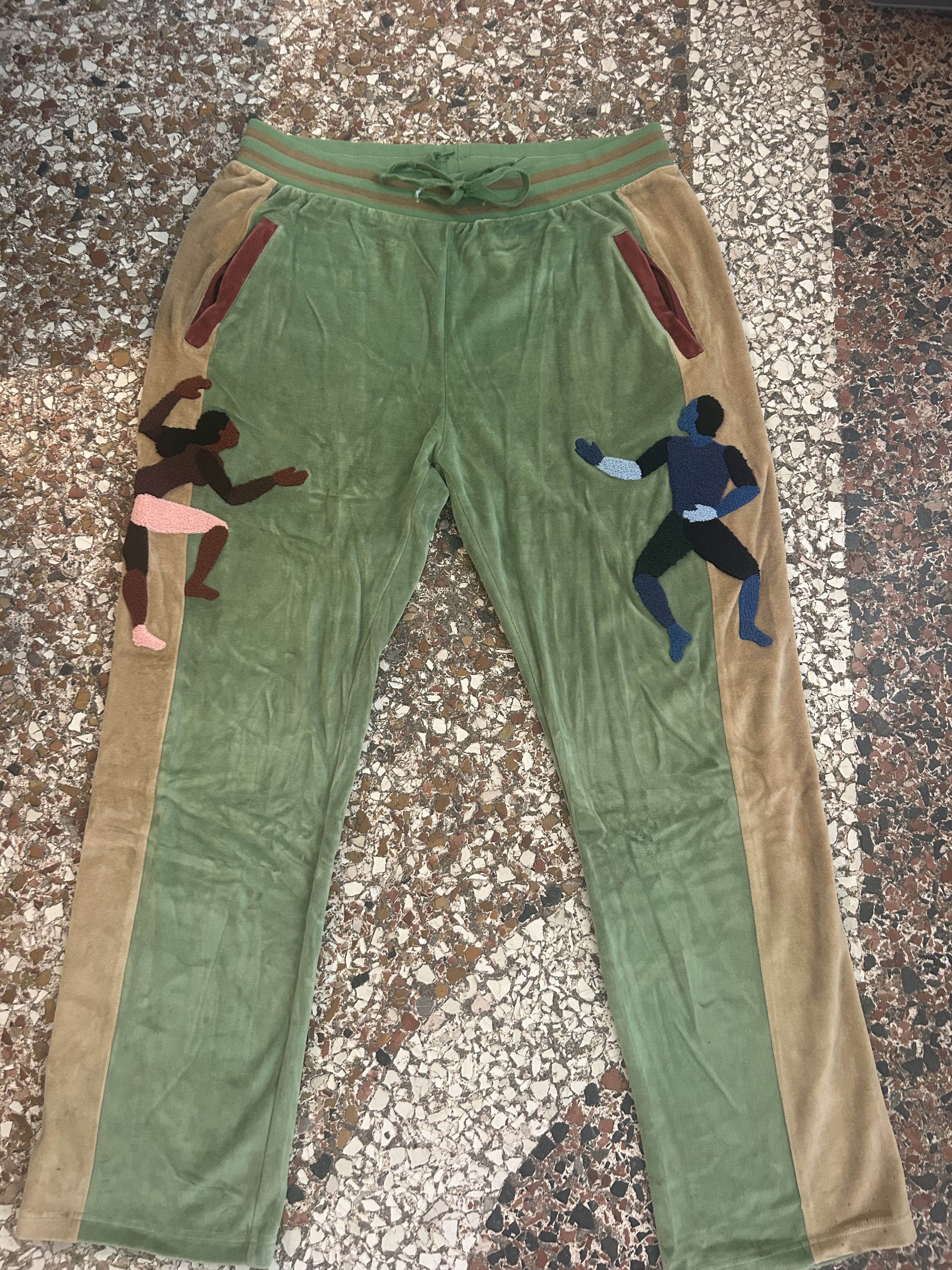 KidSuper Kidsuper studios Dancer Velour Track Pants Size US 36 / EU 52 - 1 Thumbnail