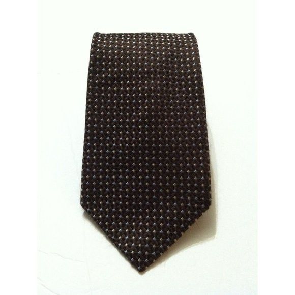 Jos. A. Bank JOS.A.BANK MENS BROWN 100%SILK CLASSIC TIE WIDTH:3 5/8" Size ONE SIZE - 1 Thumbnail