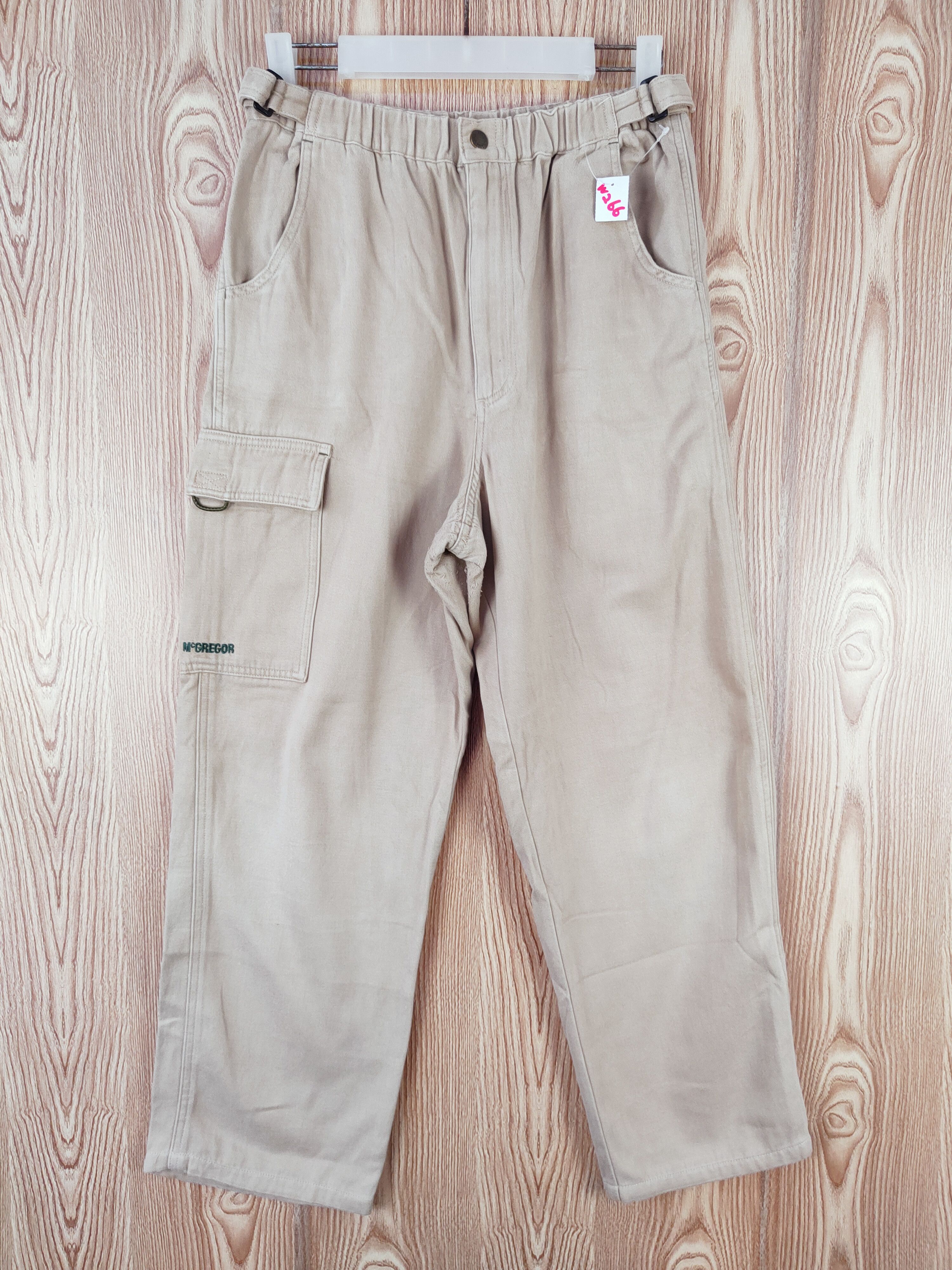 Japanese Brand McGregor Beige Multipocket Tactical Cargo Pants #W266 Size US 29 - 1 Thumbnail
