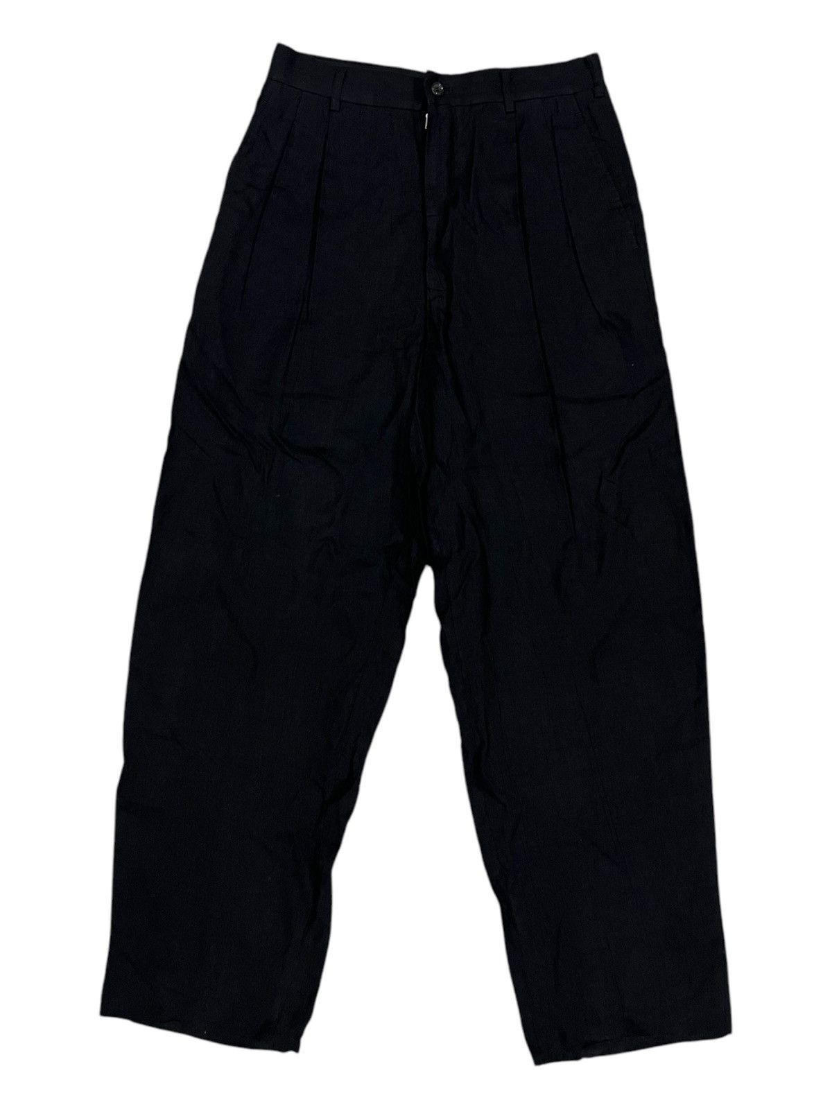 Comme des Garcons 2000s Comme des Garçons Homme Linen Gabardine 🎈Trouser Pants Size US 28 / EU 44 - 2 Thumbnail