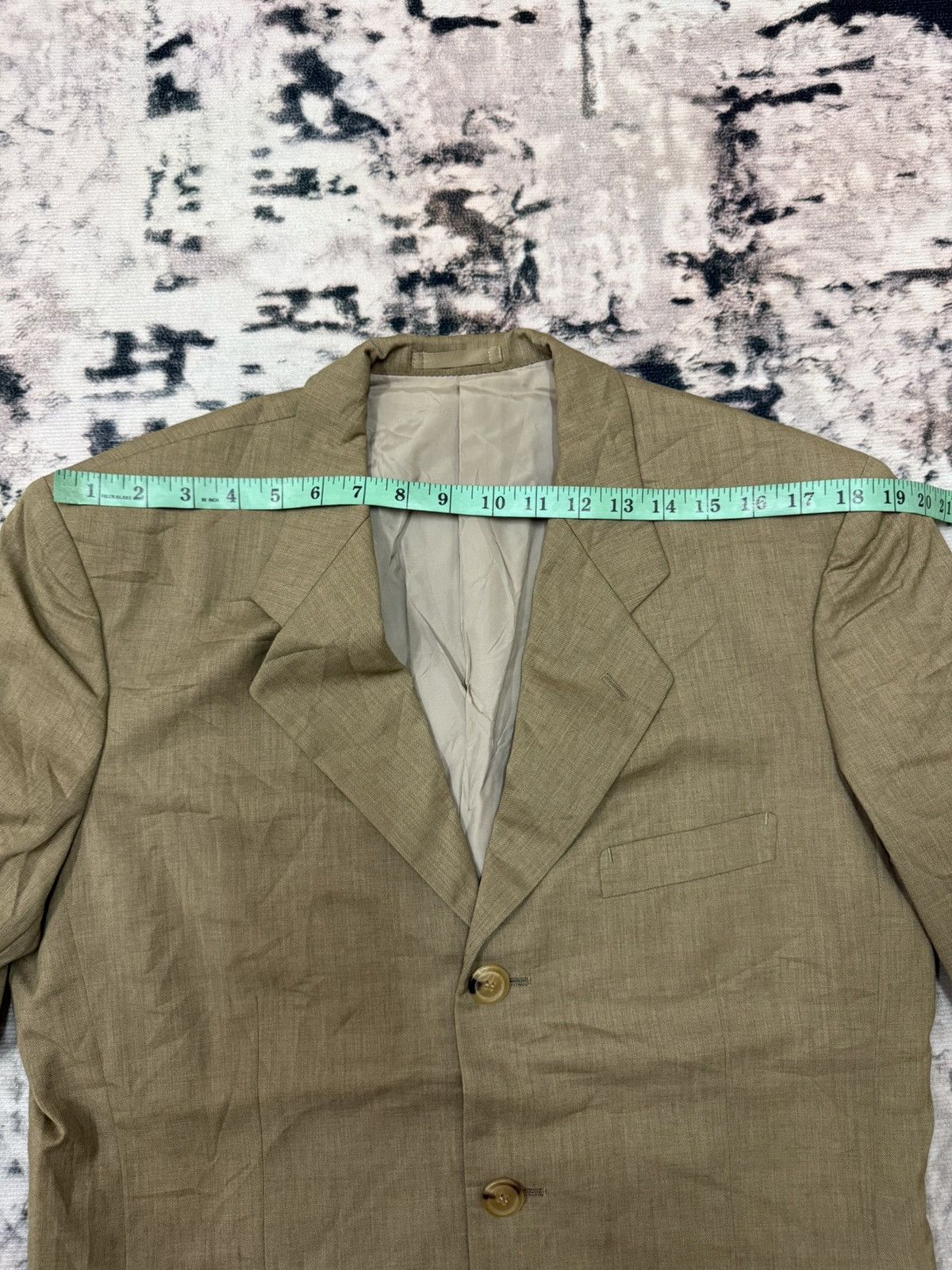 Issey Miyake Issey Miyake Men Beige Blazer Size 40S - 10 Thumbnail