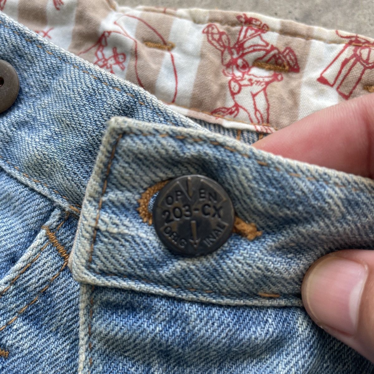 Japanese Brand Vintage 203-CX Japanese Denim Jeans Pants Rare W30 Size US 30 / EU 46 - 7 Thumbnail
