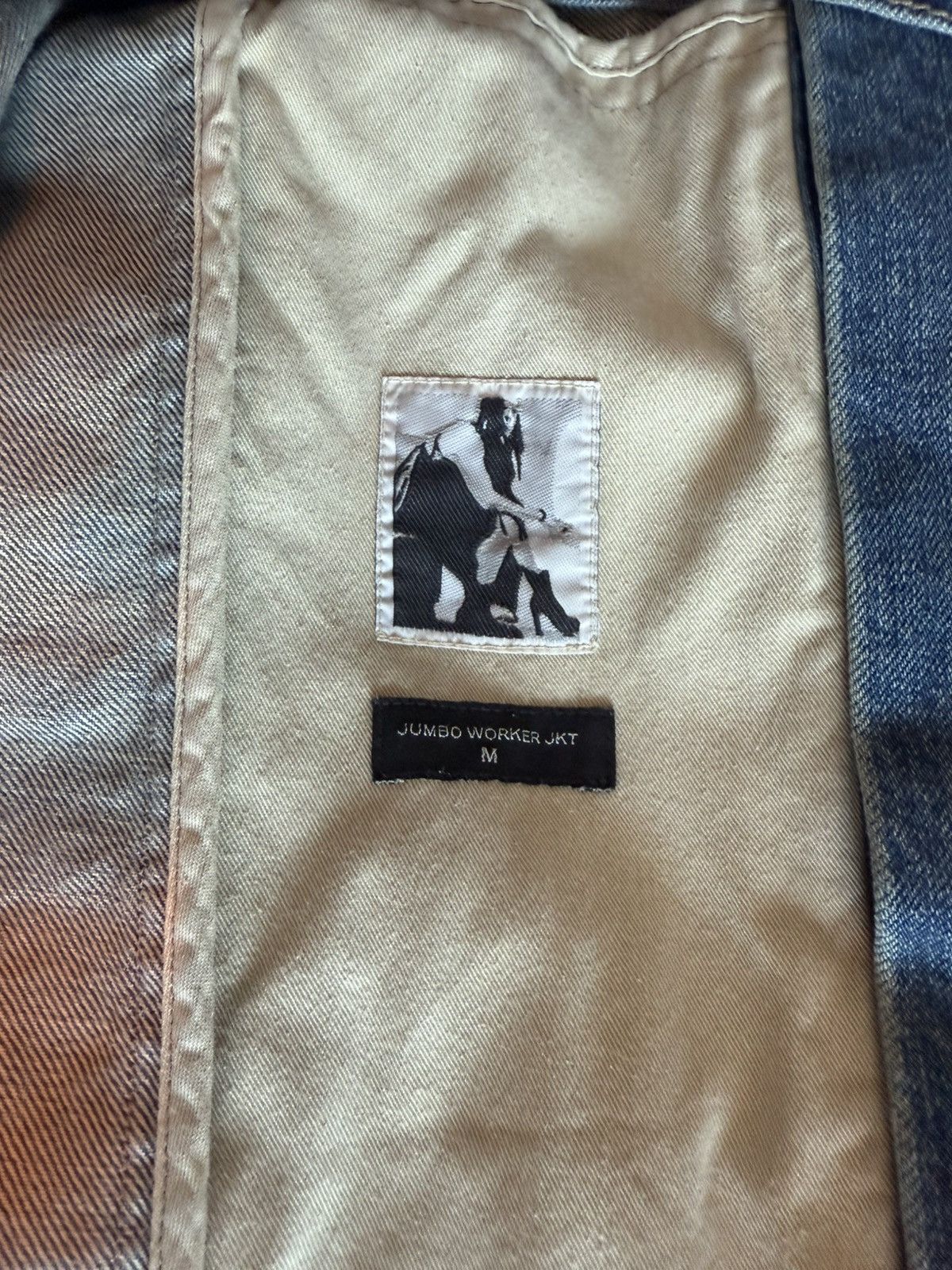 Rick Owens Drkshdw Rick Owens Drkshdw Jumbo Worker Jacket in Indigo Size US M / EU 48-50 / 2 - 3 Thumbnail