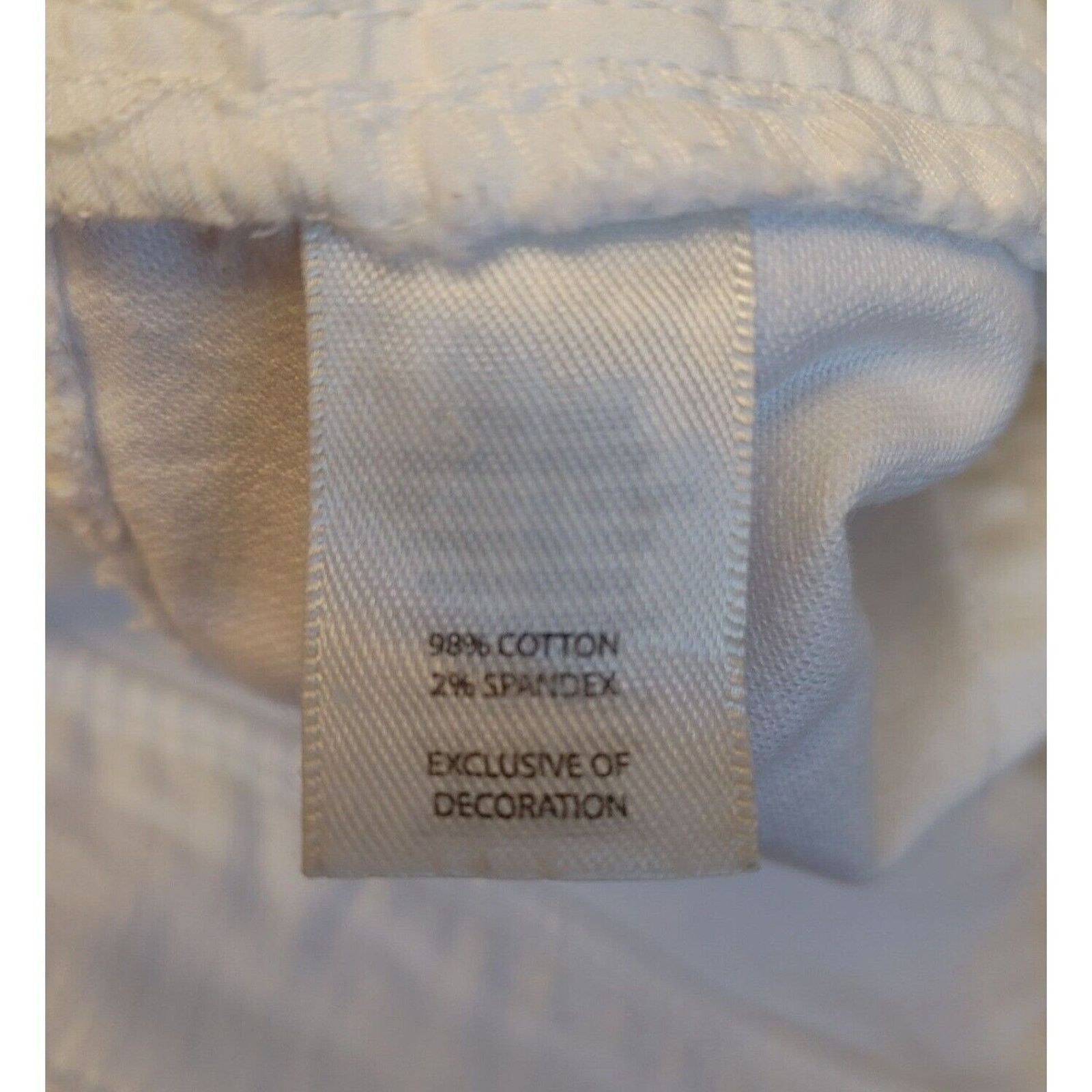 Other White House | Black Market Women's White Cropped Leg Jeans 4 Size 27" / US 4 / IT 40 - 5 Thumbnail