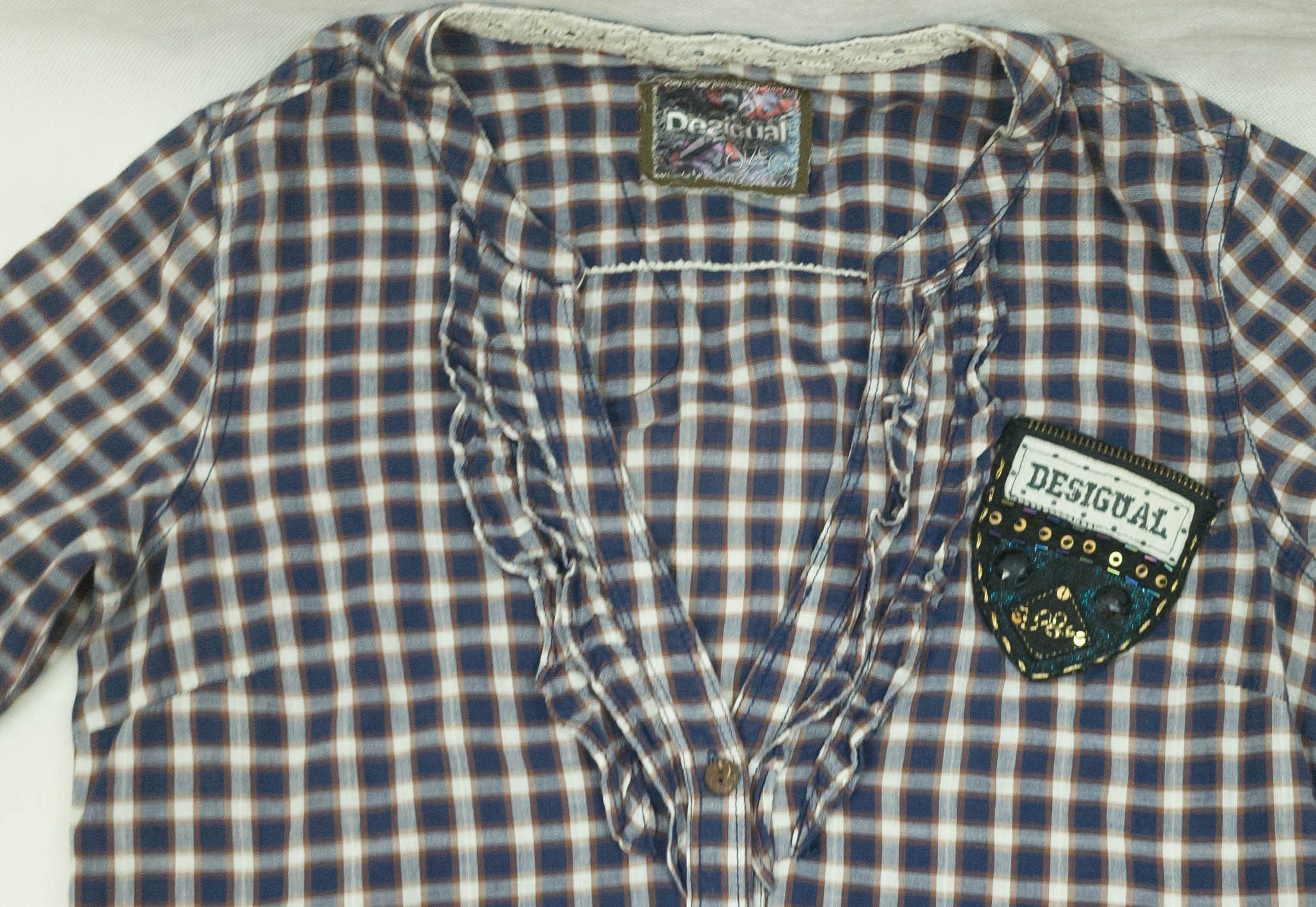 Desigual Desigual womens tunica shirt cotton size S ( LABEL XS) gc Size S / US 4 / IT 40 - 4 Thumbnail