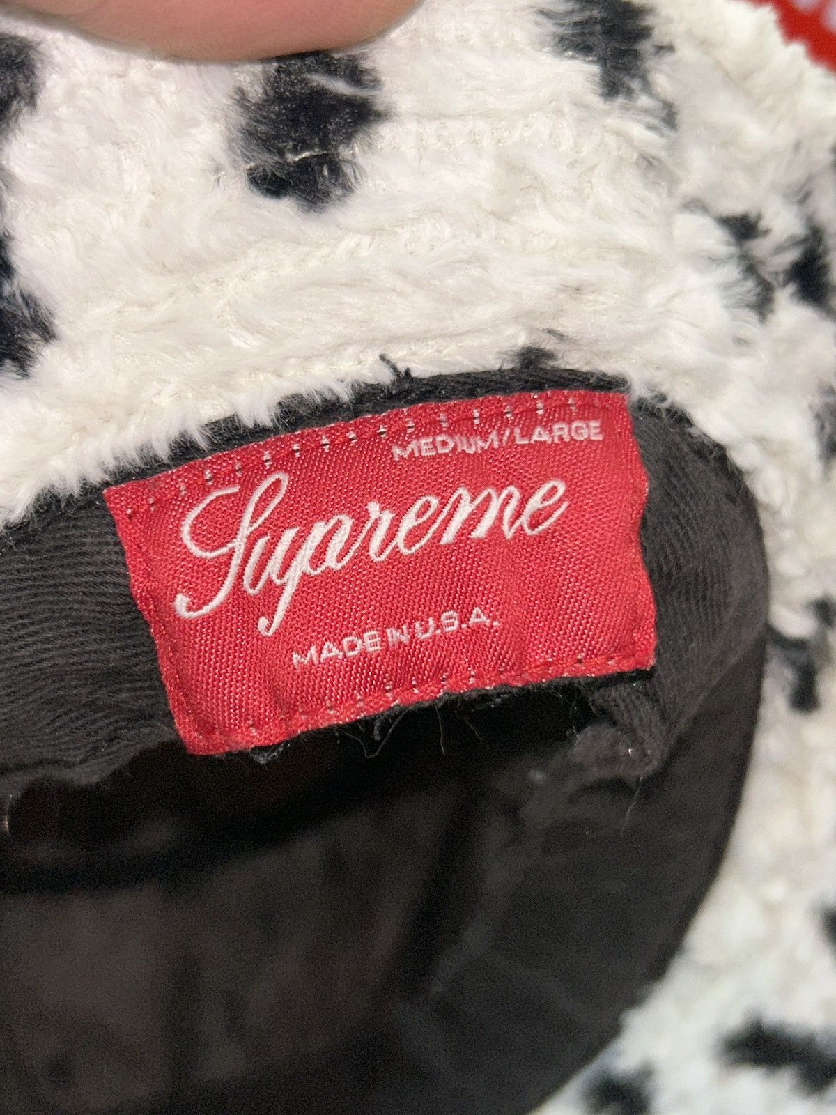 Supreme Supreme Fur Crusher Hat Dalmatian SS14 size M/L VNDS Size ONE SIZE - 8 Thumbnail