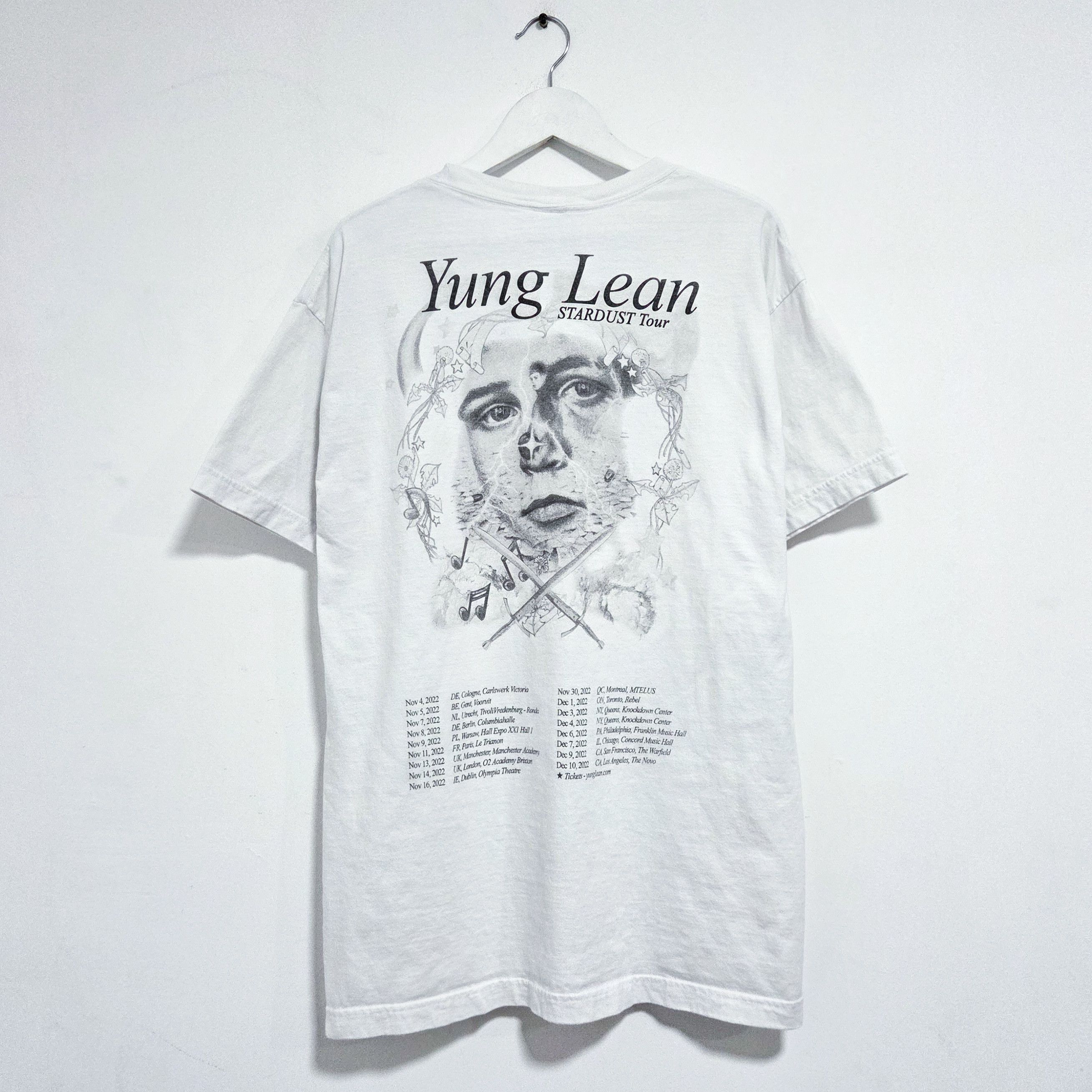 Yung Lean Yung Lean Stardust Tour Tshirt Size US L / EU 52-54 / 3 - 1 Thumbnail