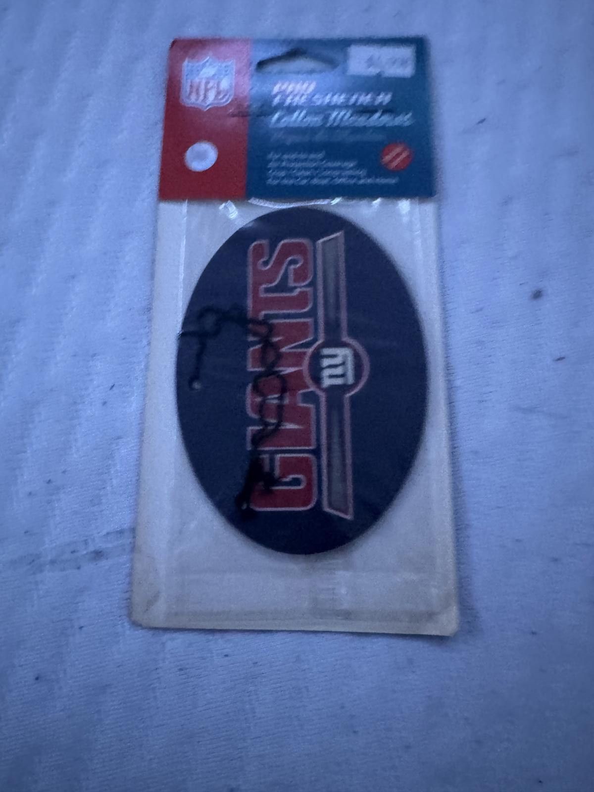 Other NFL New York Giants Oval Cotton Meadows Air Freshener Size ONE SIZE - 1 Thumbnail