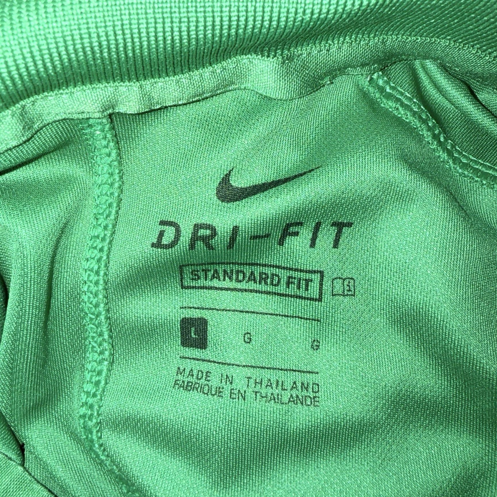 Nike Nike Polo Shirt Dri-Fit Athletic Green Men's L Adult Polo Green Nike Shirt Mens L Size US L / EU 52-54 / 3 - 4 Thumbnail