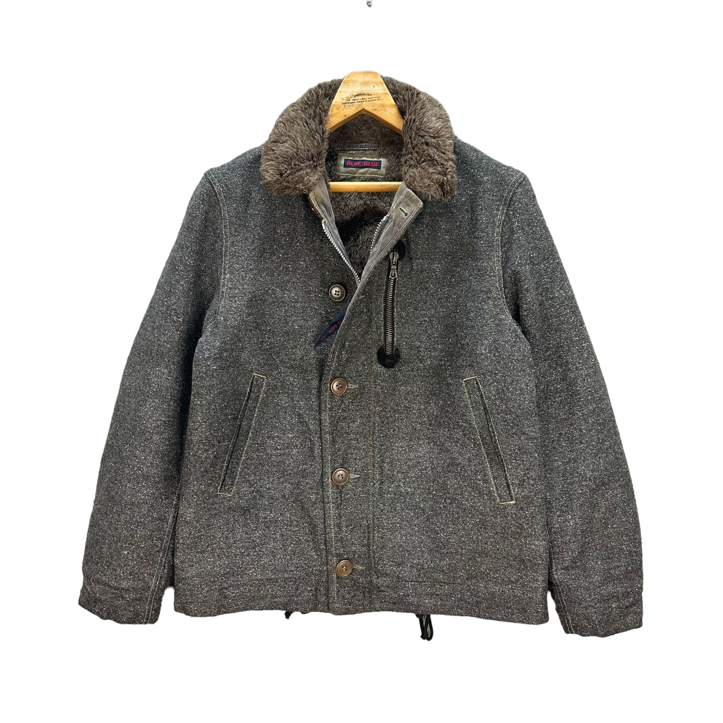 Blue Blue Japan VINTAGE BLUE BLUE JAPAN SHERPA CHORE JACKET #8017-196 Size US L / EU 52-54 / 3 - 1 Thumbnail