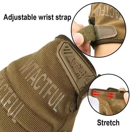 Other Tactical Utility Brown Gloves Size ONE SIZE - 3 Thumbnail