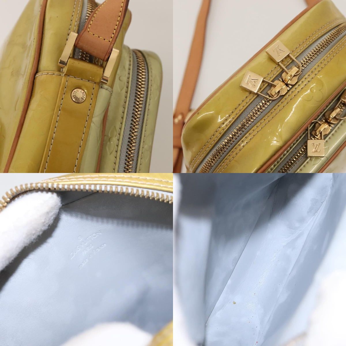 Louis Vuitton LOUIS VUITTON Monogram Vernis Wooster Shoulder Bag Gris Size ONE SIZE - 11 Thumbnail