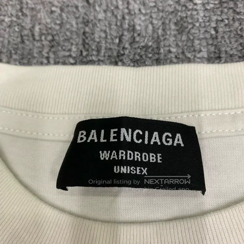 Balenciaga Balenciaga Beige Coke embroidered short-sleeve Size US S / EU 44-46 / 1 - 5 Thumbnail