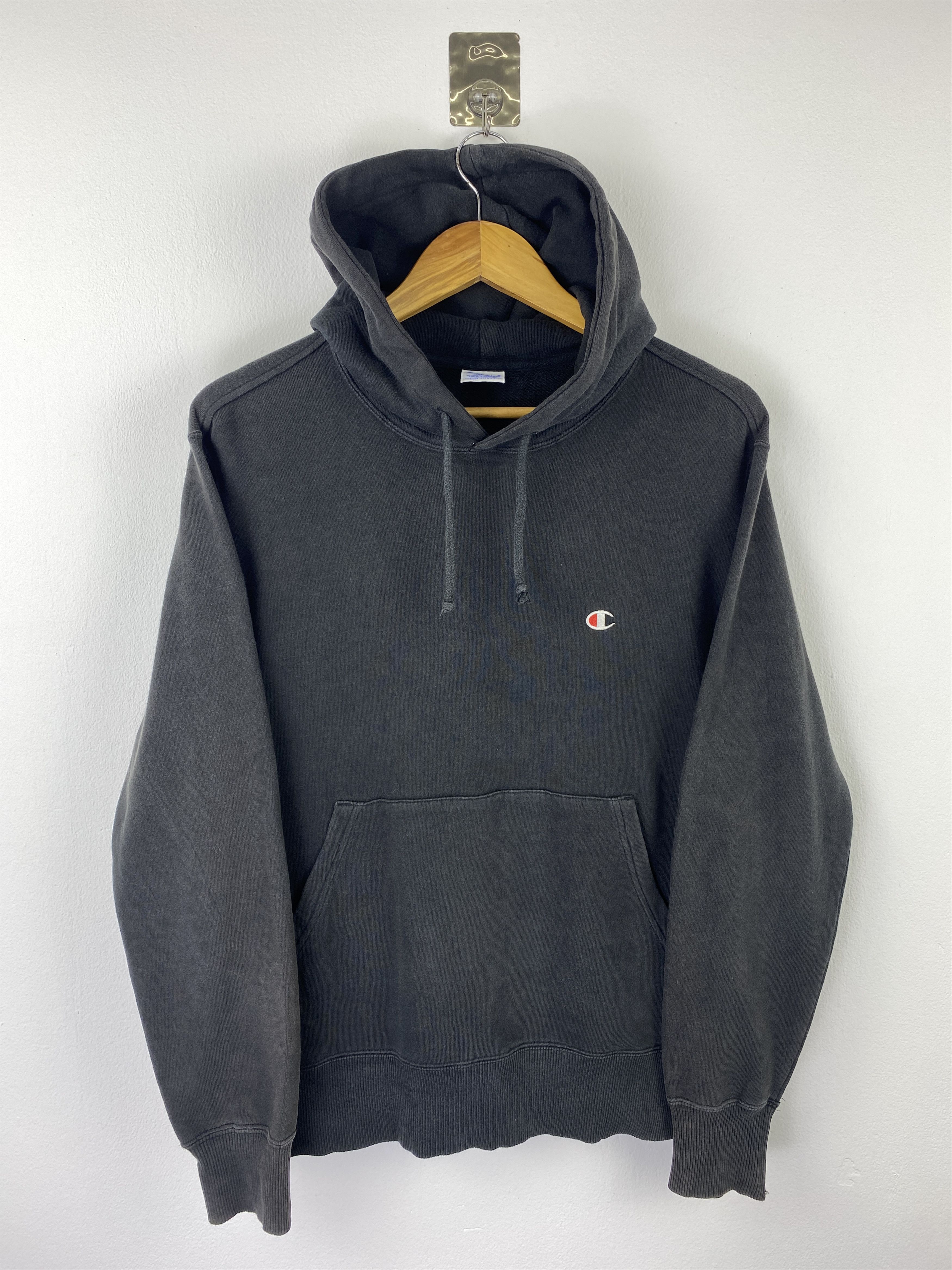 Champion Vintage Champion Plain Pullover Hoodie SH0425 Size US M / EU 48-50 / 2 - 1 Thumbnail