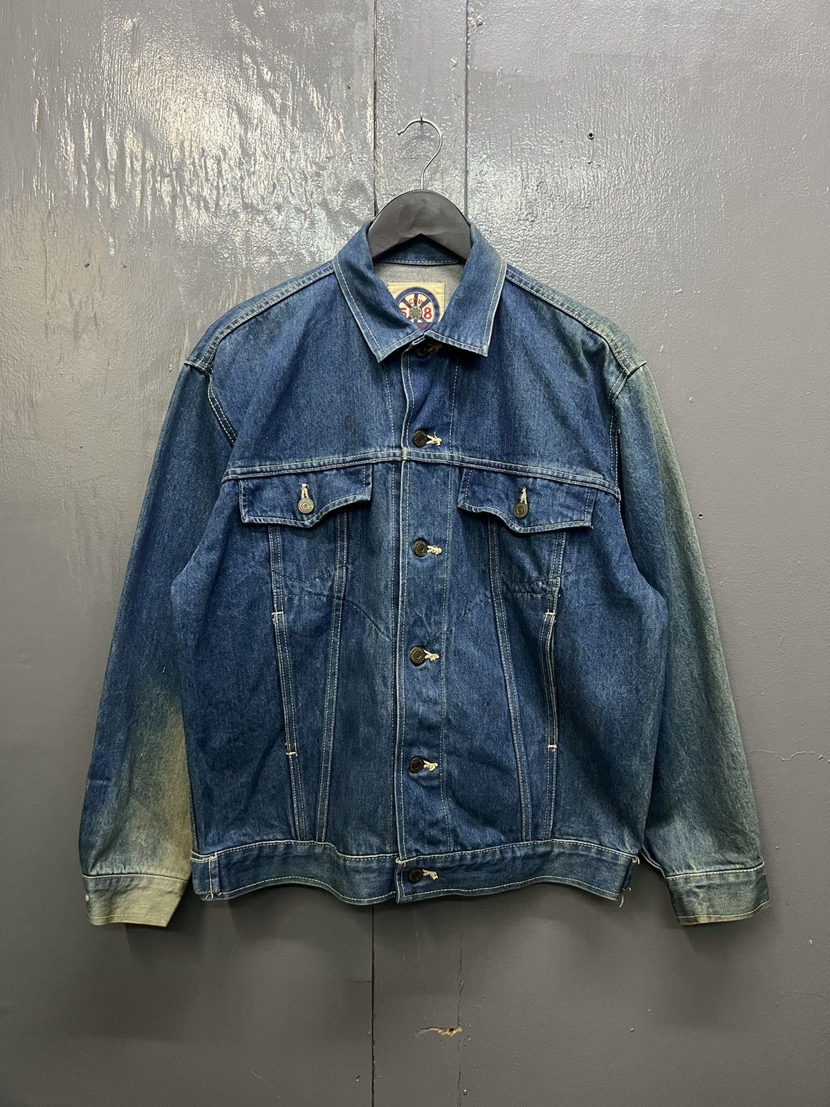 Vintage Vintage Active 508 Denim Trucker Jacket Size US XL / EU 56 / 4 - 1 Thumbnail