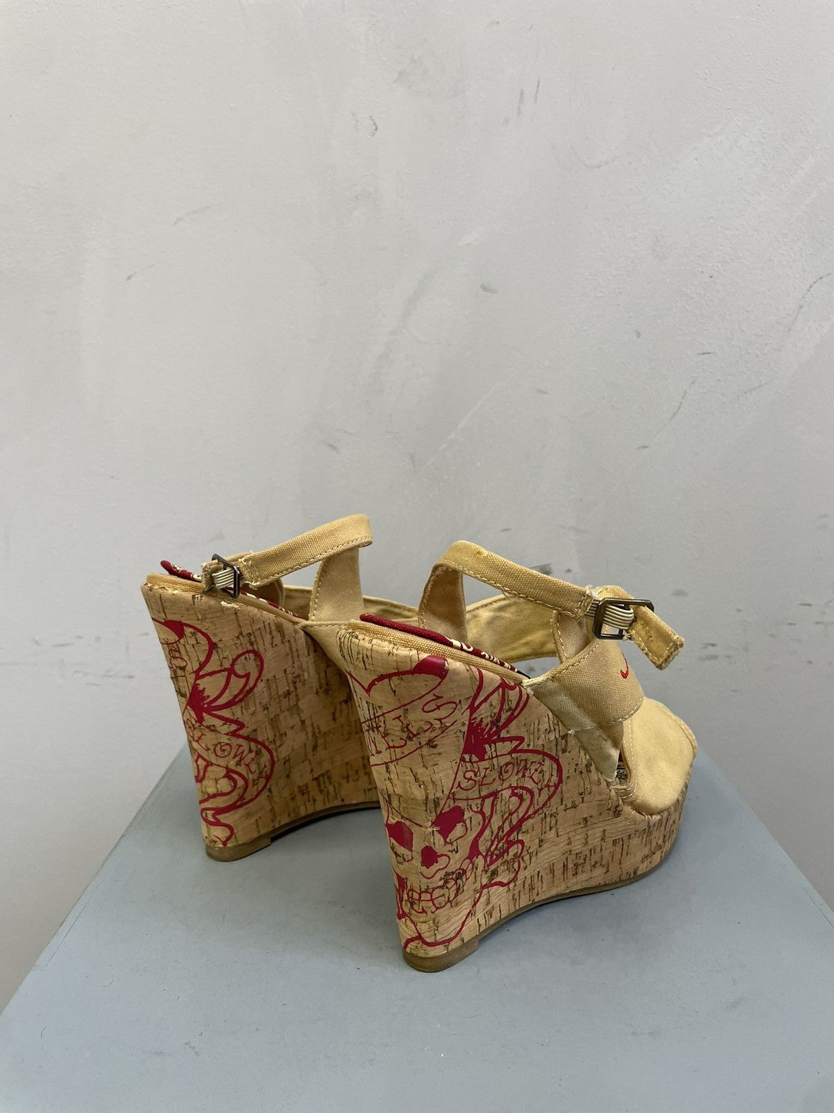 Ed Hardy Vintage heel edhardy Christian AUDIGier shoes fashion y2k Size US 7 / IT 37 - 13 Thumbnail