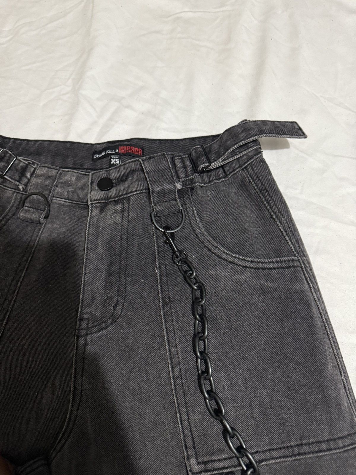 Dolls Kill Dolls Kill x WB Horror Vile Voorhees Baggy Jeans Size 26" / US 2 / IT 38 - 3 Thumbnail