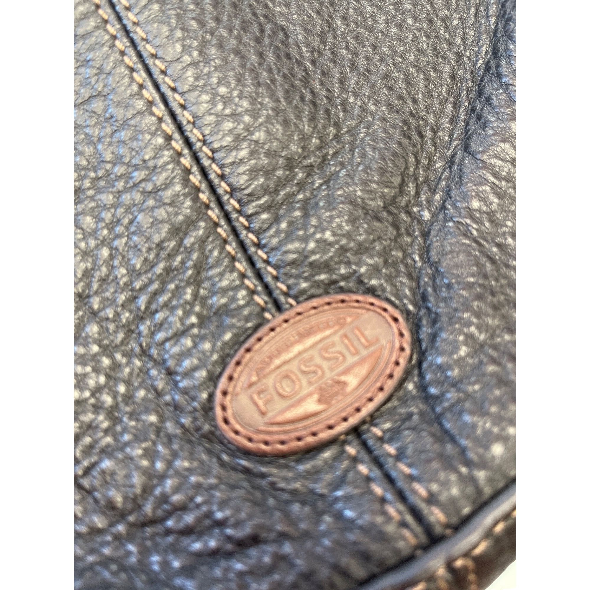 Fossil fossil Vintage wms brown leather messenger crossbody shoulde Size ONE SIZE - 2 Thumbnail