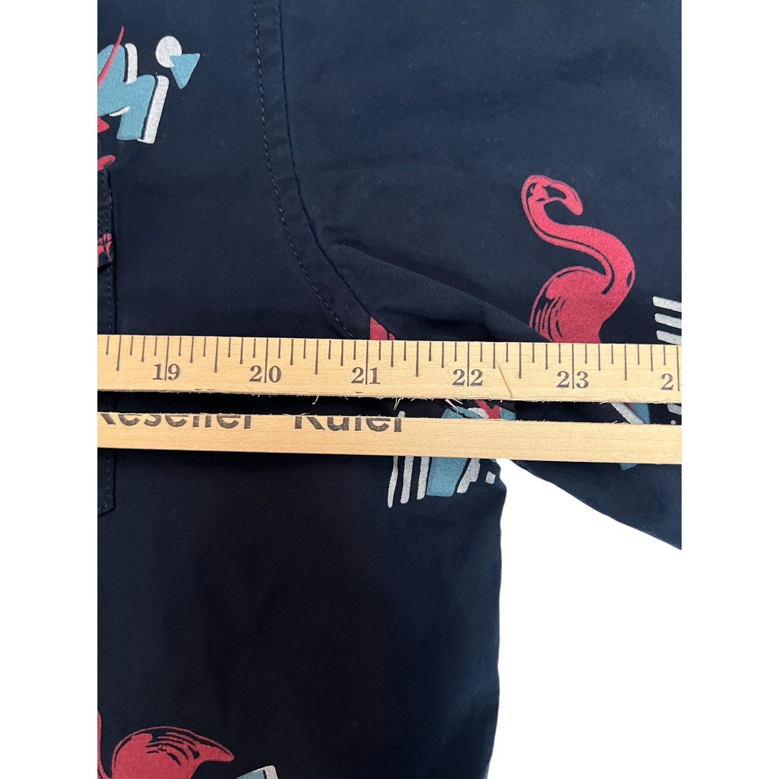 Other Broken Threads Short Sleeve Button Up Shirt Flamingo XL Size US XL / EU 56 / 4 - 10 Thumbnail