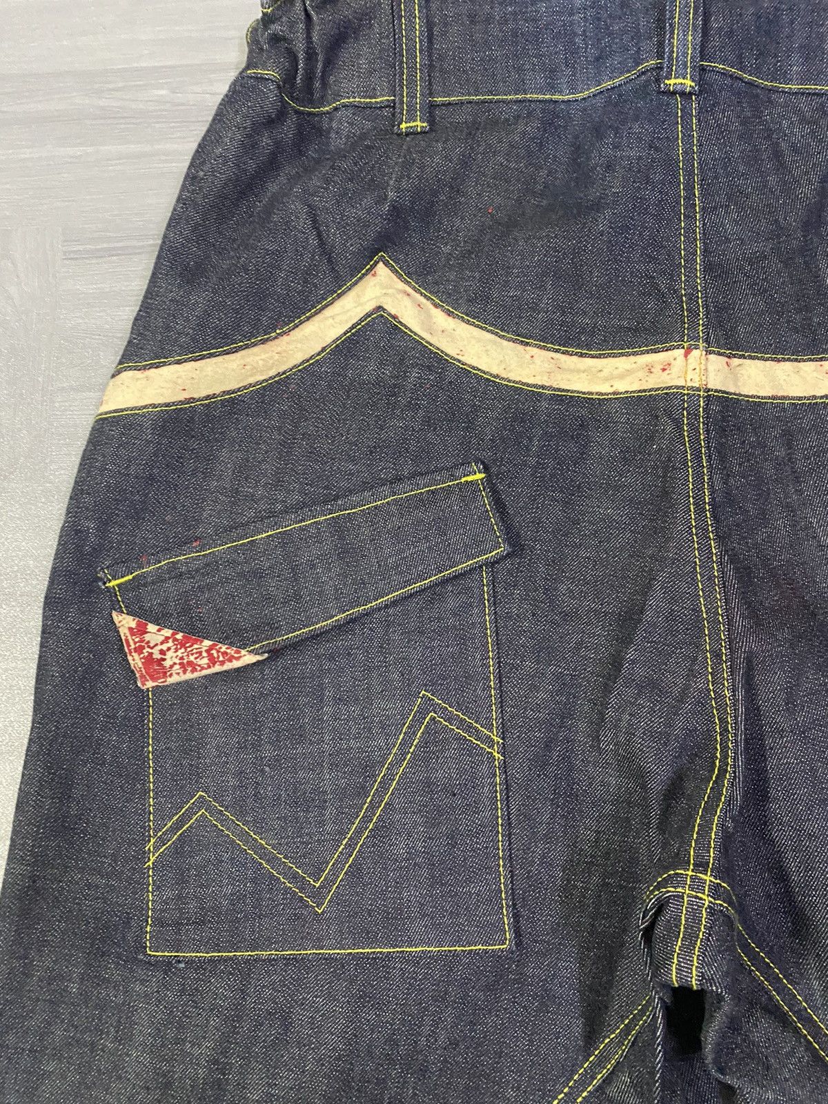 Japanese Brand Rare Monsteat by Momotaro Baggy Denim Jeans Size US 36 / EU 52 - 23 Thumbnail