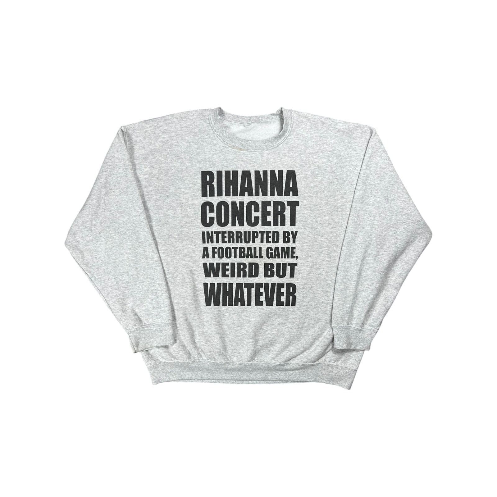 Band Tees × Rihanna Y2K RIHANNA CONCERT SUPER BOWL HALFTIME SHOW crewneck Size US XL / EU 56 / 4 - 1 Thumbnail