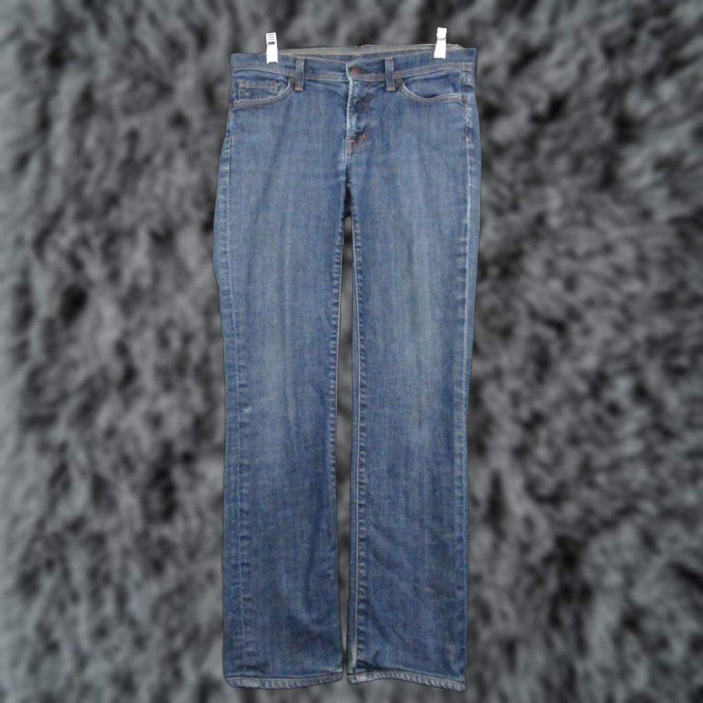 Citizens Of Humanity Citizens of Humanity Jeans Womens Low Waist Flare Jerome Dahan 28 Blue Denim 5-Pocket Regular Zipper Fly Cotton Elastane USA Made Womens Size 28" / US 6 / IT 42 - 1 Thumbnail
