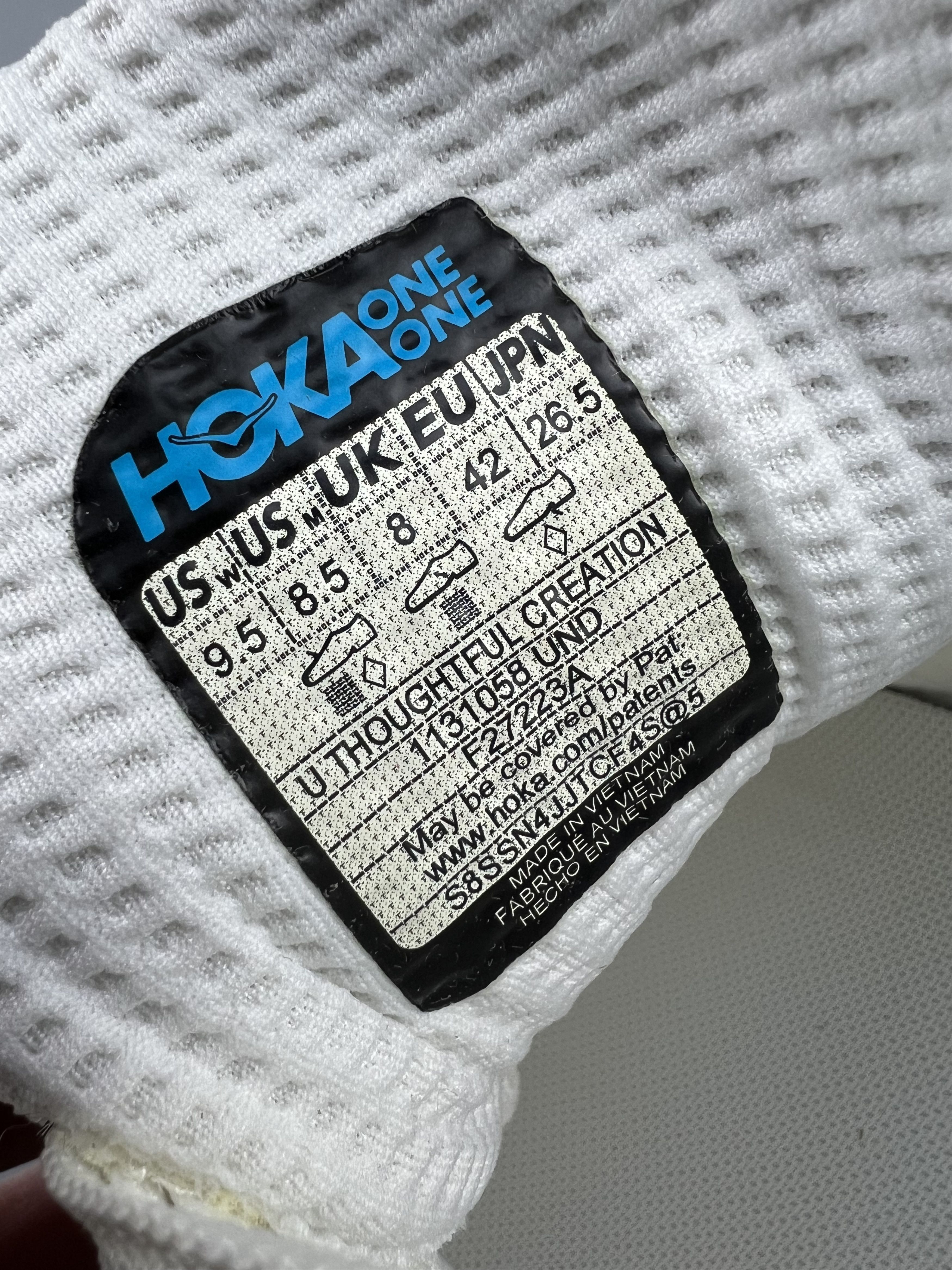 Hoka Hoka One One U Thoughtful Creation White Sneakers Size US 9.5 / IT 39.5 - 8 Thumbnail