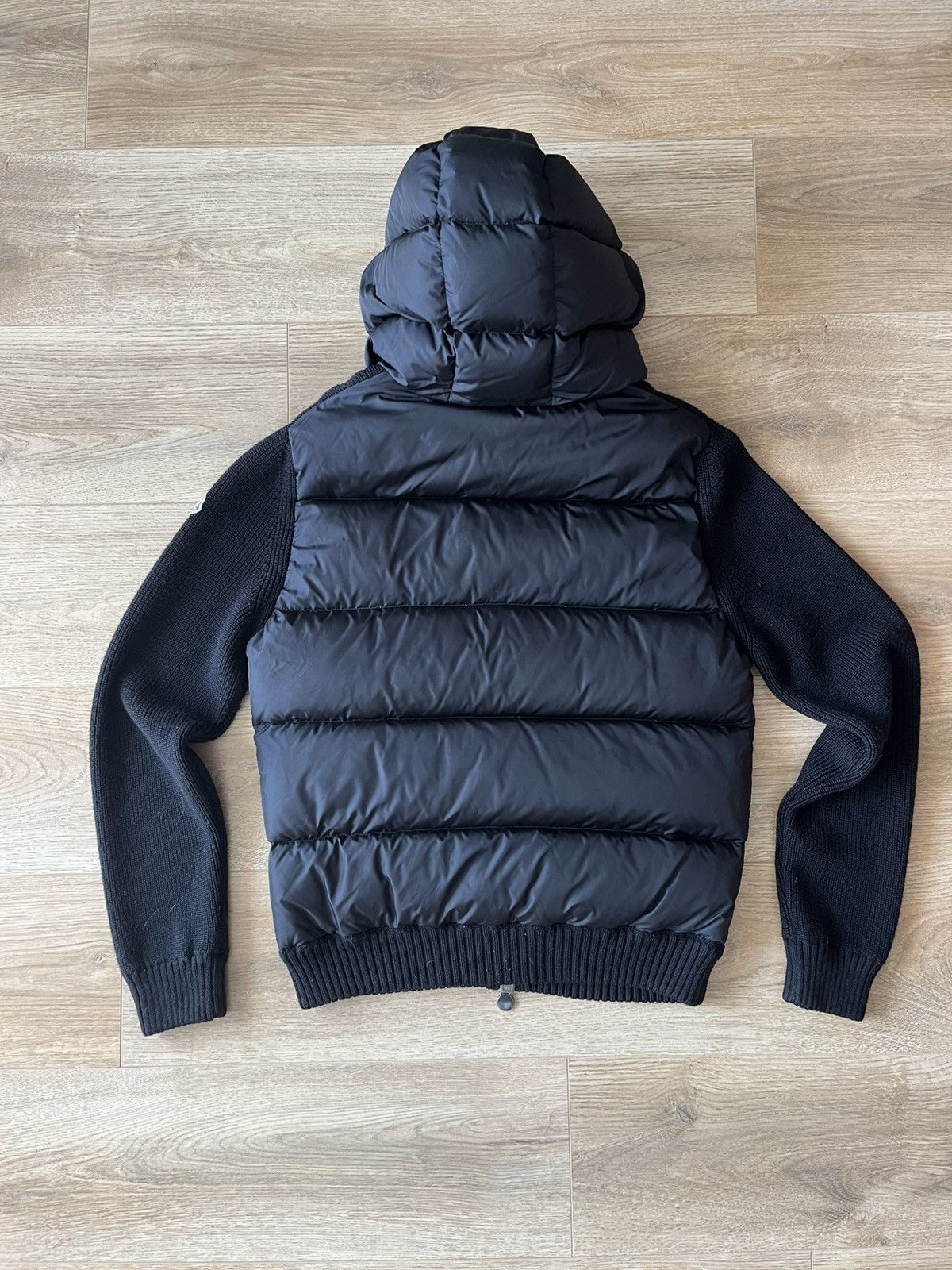 Moncler Moncler bi-material cardigan Size US L / EU 52-54 / 3 - 3 Thumbnail