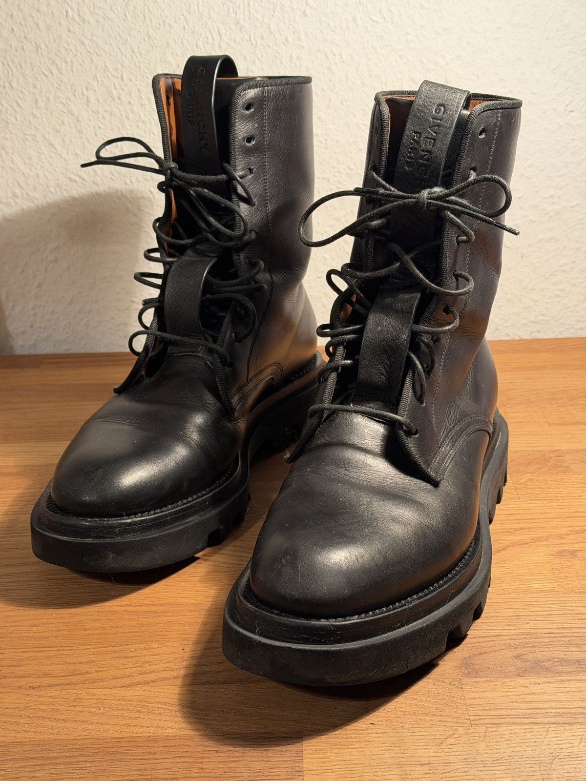 Givenchy Givenchy Leather Combat Boots - Black - Size 40 Size US 10 / IT 40 - 7 Thumbnail