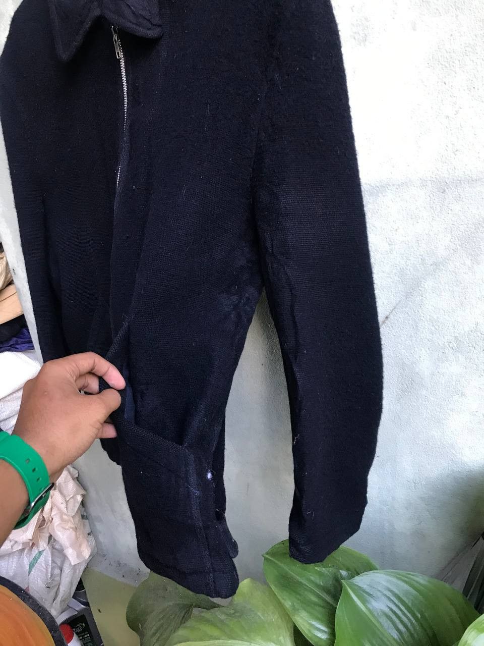 Comme des Garcons Homme AD1996 COMME DEA GARCON HOME BLACK WOOL Size US M / EU 48-50 / 2 - 12 Thumbnail