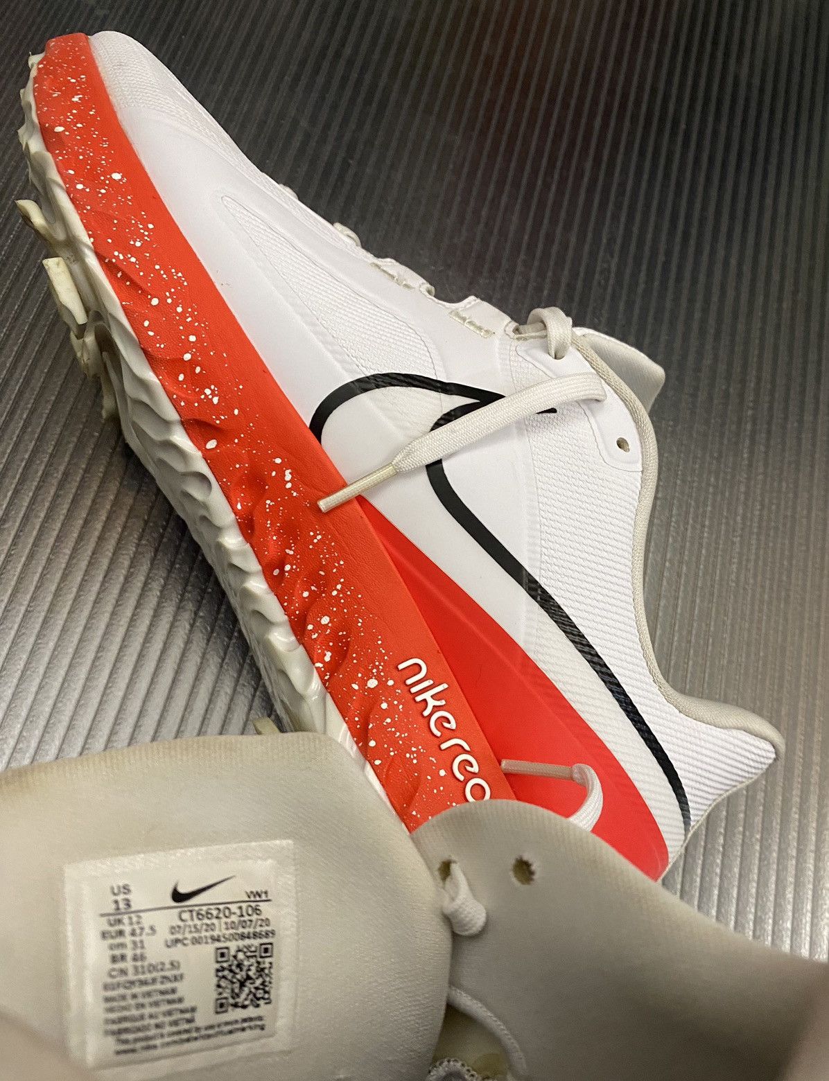 Nike Nike React Infinity Pro Golf Infrared 23 Red white 13 Size US 13 / EU 46 - 7 Thumbnail