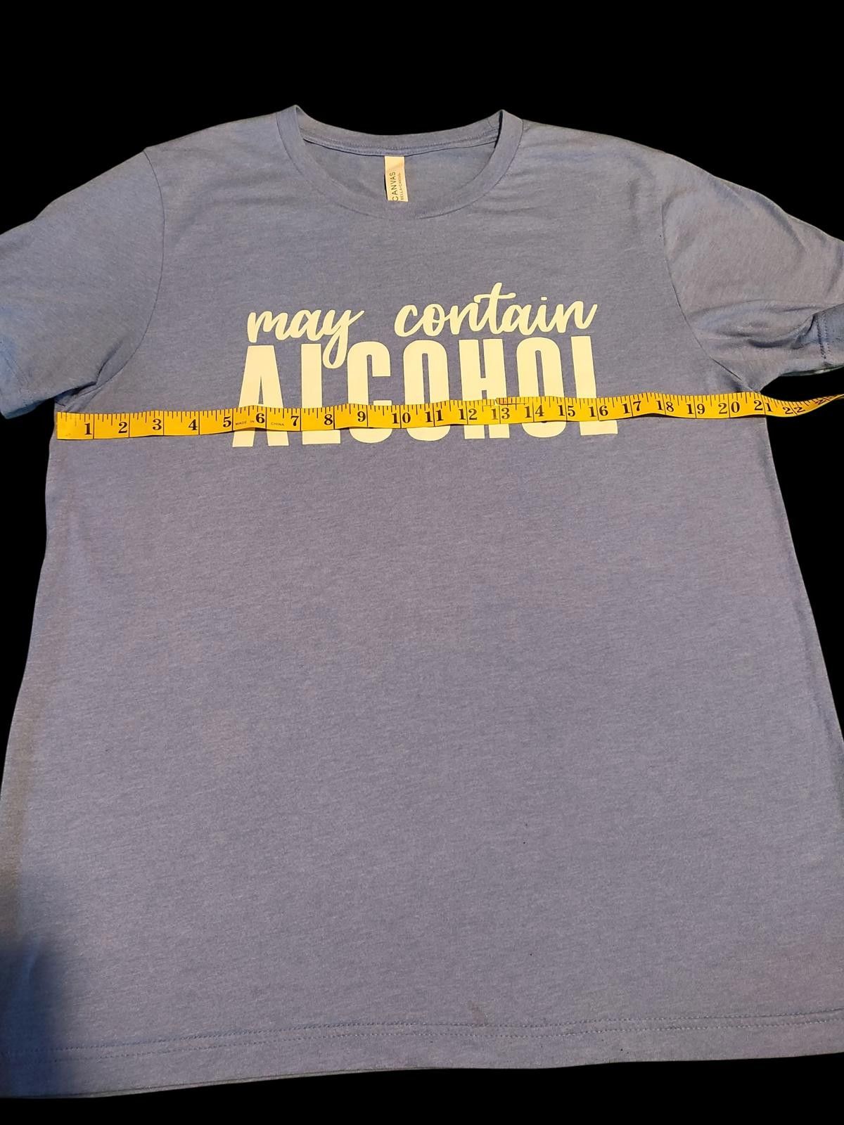 Canvas Canvas 'May Contain Alcohol' Graphic T-Shirt Size US L / EU 52-54 / 3 - 2 Thumbnail