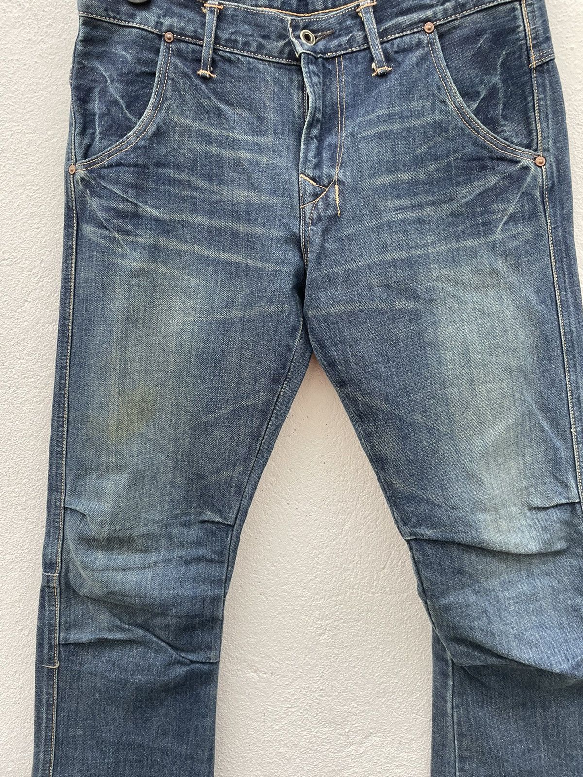 If Six Was Nine Japan Brand Medio Quadro Flare Jeans Made In Japan Size US 30 / EU 46 - 3 Thumbnail
