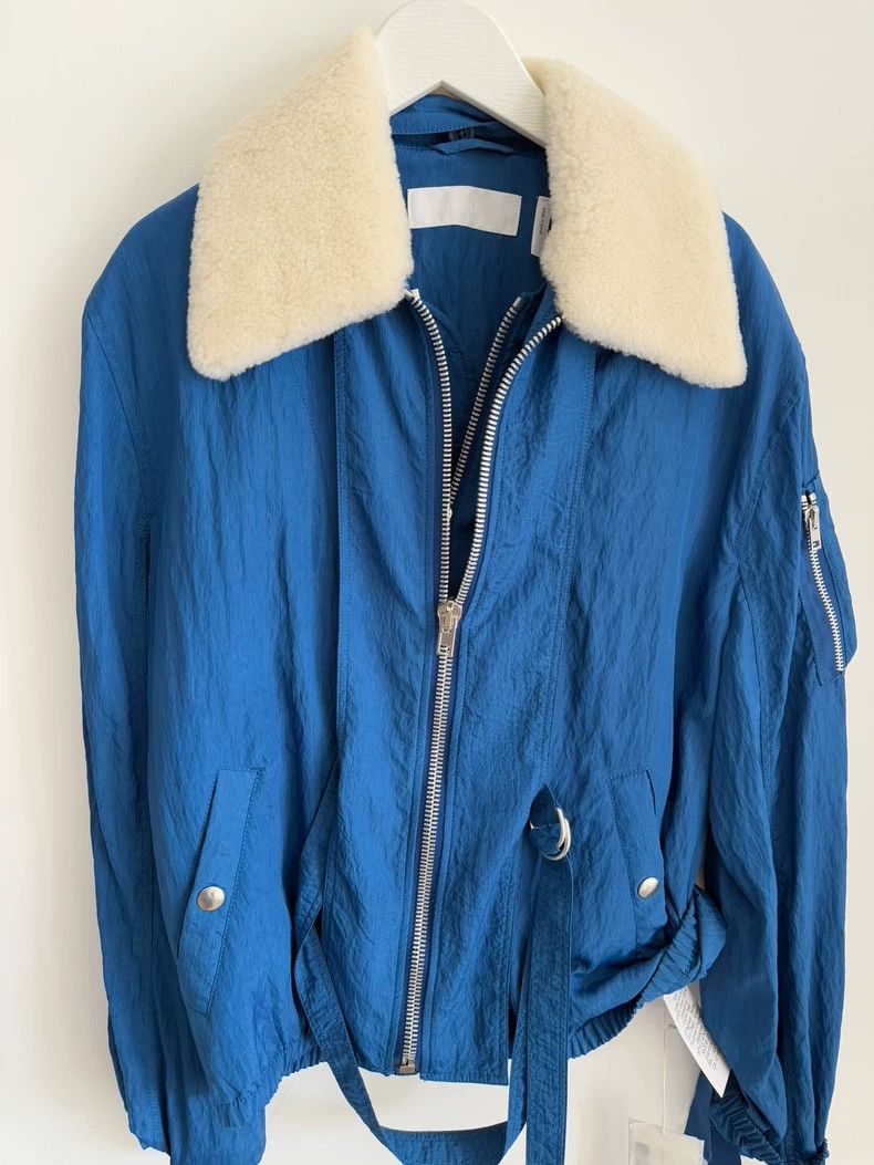 ジャケット・アウター helmut lang fur collar denim jacket helmut lang fur collar denim jacket