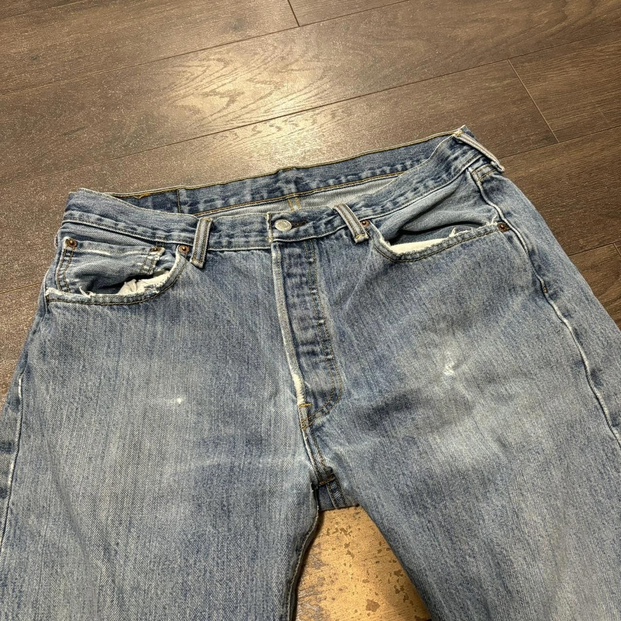 Levi's vintage made in Mexico light blue Levi’s 501 jeans 34x32 Size US 34 / EU 50 - 2 Thumbnail