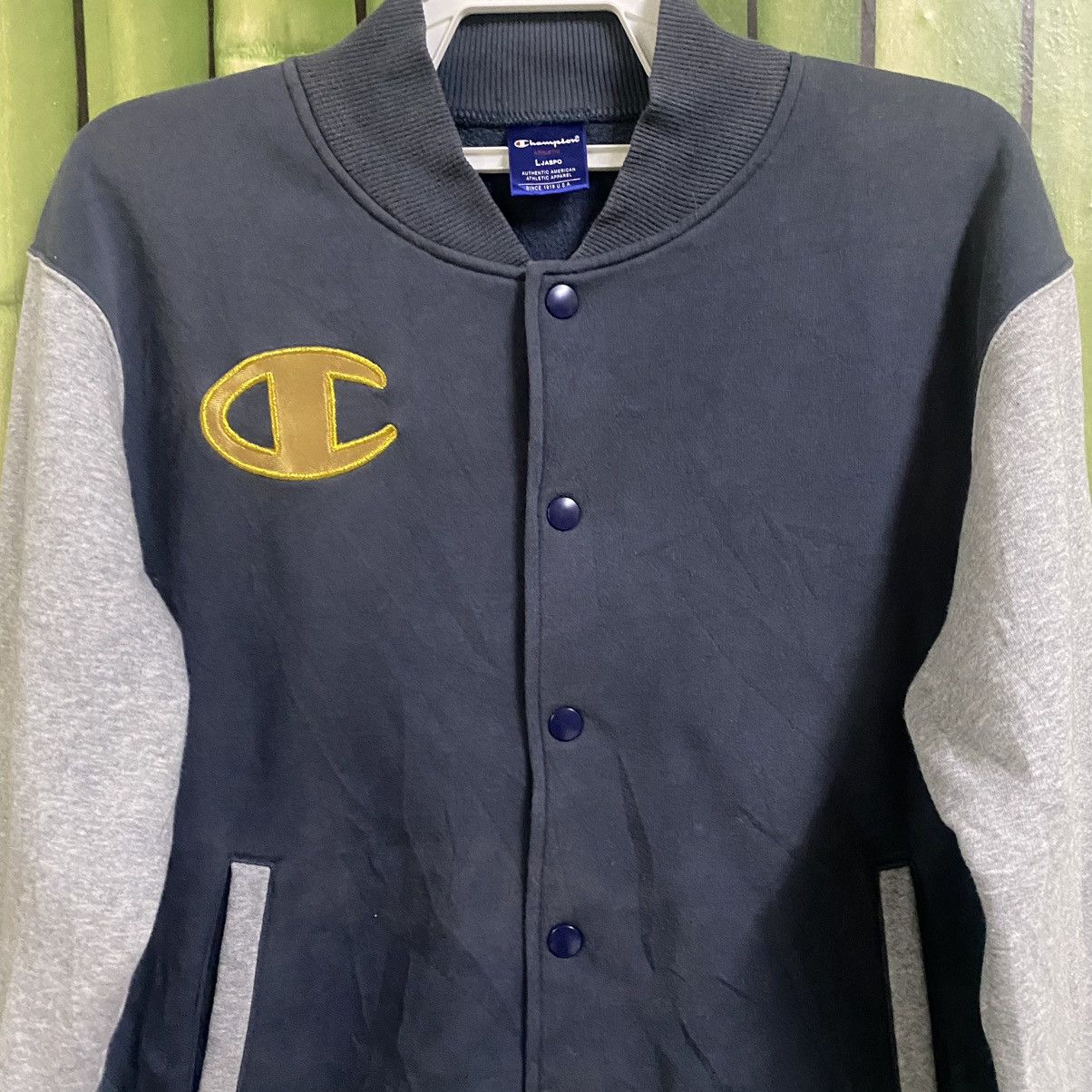 Champion × Vintage Champion x Varsity Jacket x Embroidery Logo x Vintage Size US L / EU 52-54 / 3 - 6 Thumbnail