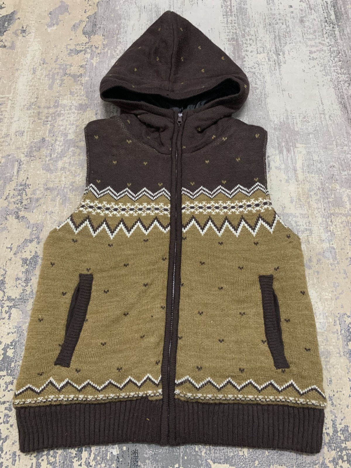 Vintage Vintage Jungle Storm Aztec Tribal Pattern Vest Size US M / EU 48-50 / 2 - 2 Thumbnail