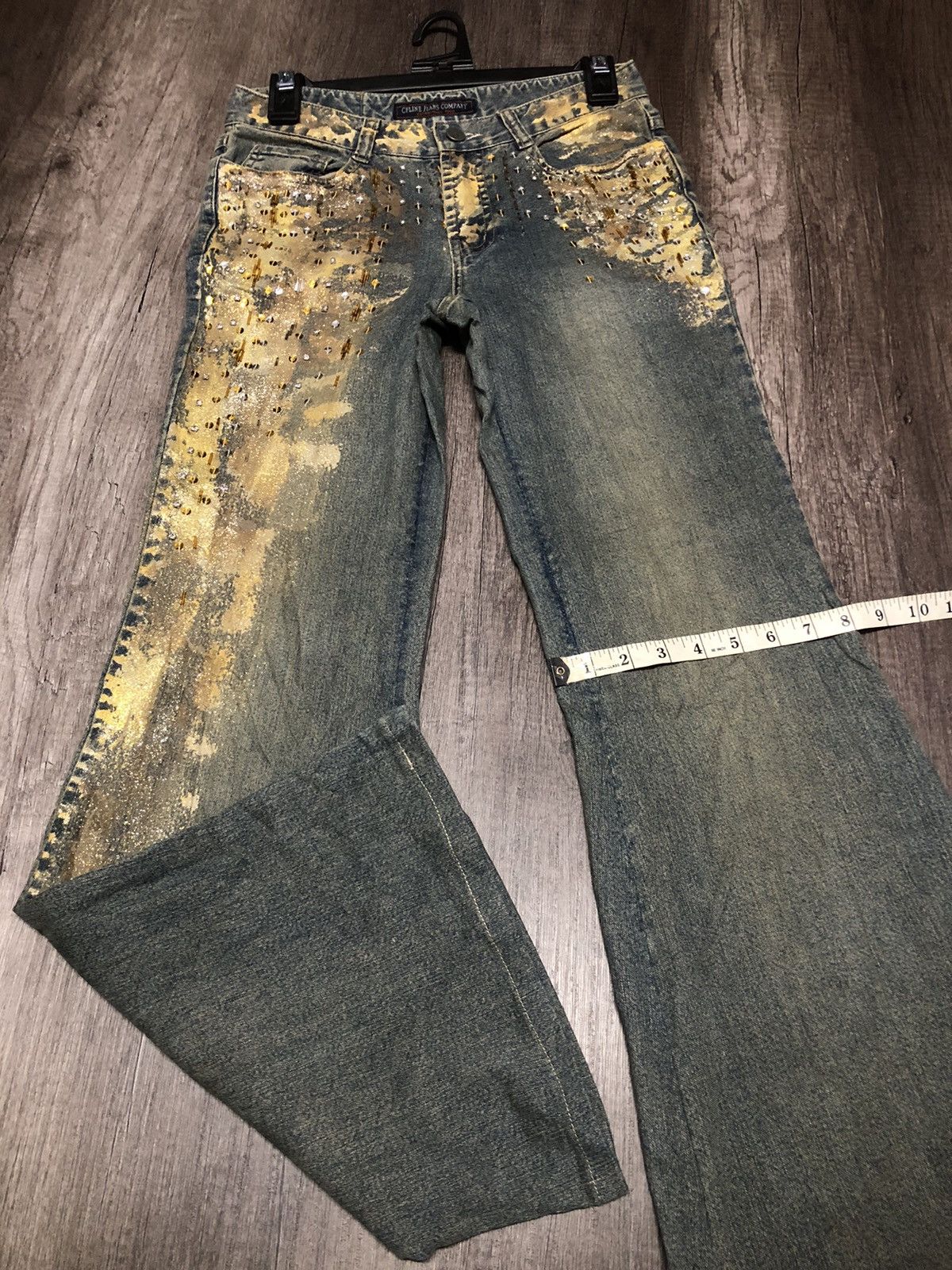 Designer × Japanese Brand × Vintage CF LINE FLARED BOOTCUT JEANS COMPANY Size 29" - 7 Thumbnail