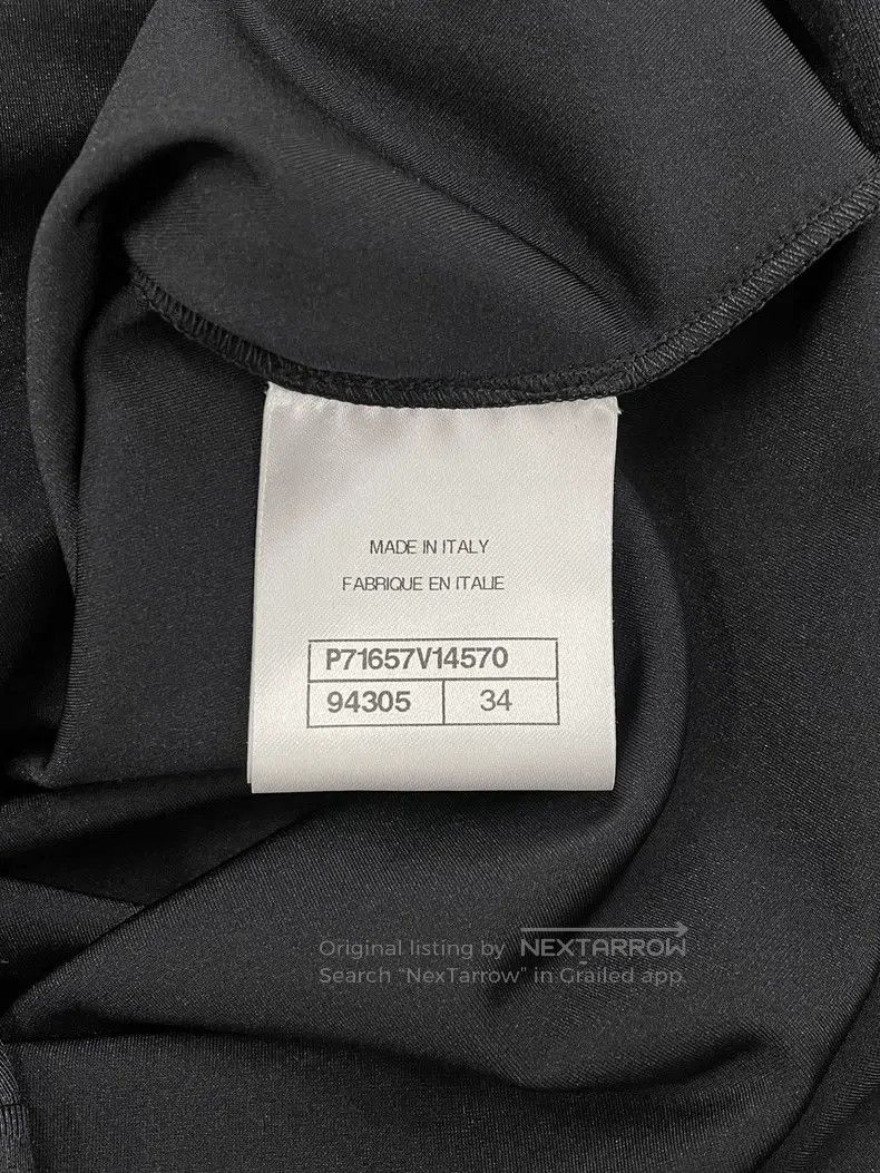 Chanel Chanel Black hot diamond love undershirt long sleeves Size XXS / US 00 / IT 34 - 5 Thumbnail